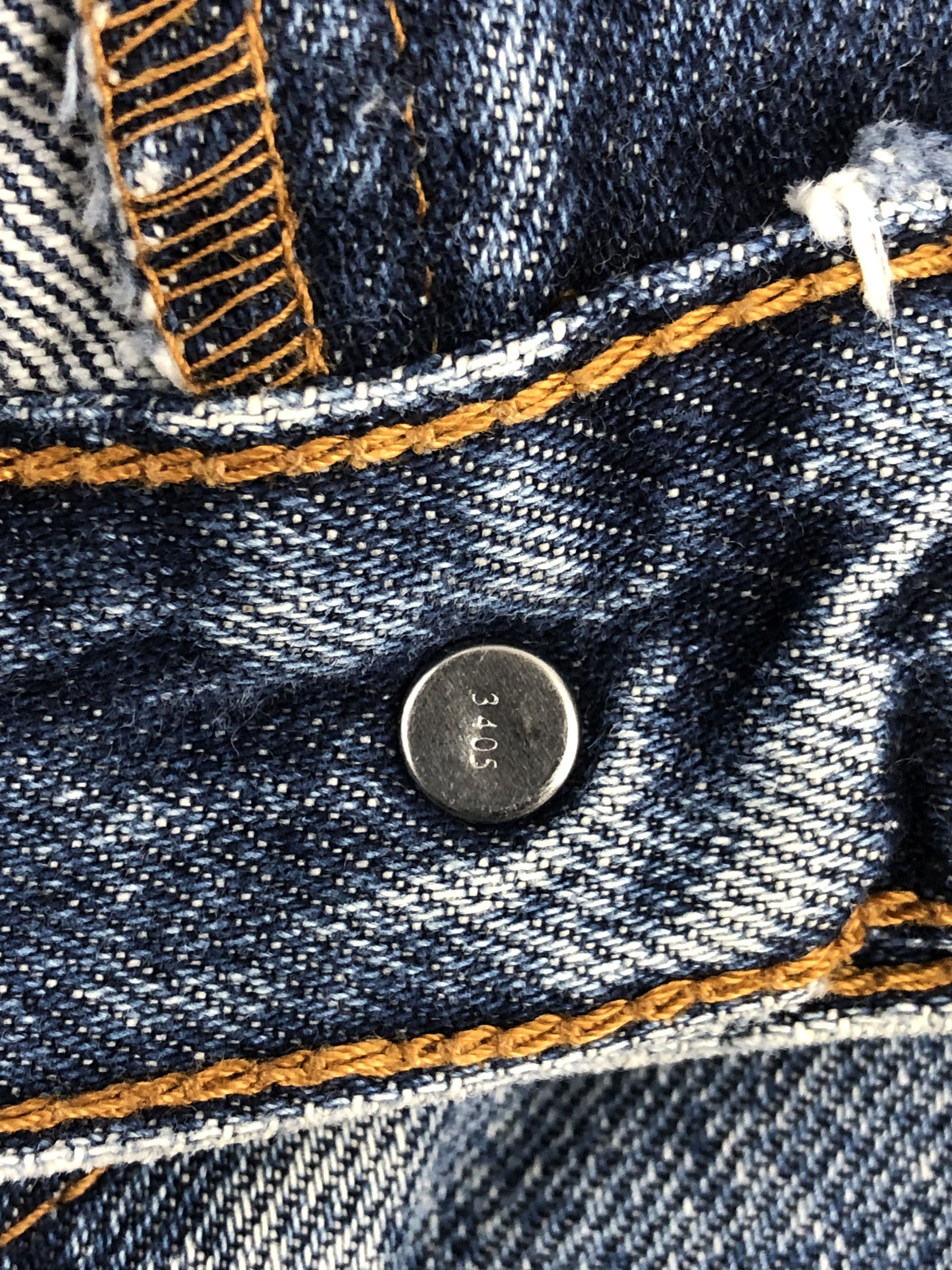 Levi's Faded Blue Vintage Levis 505 Jeans DP1402 Size US 37 - 12 Thumbnail