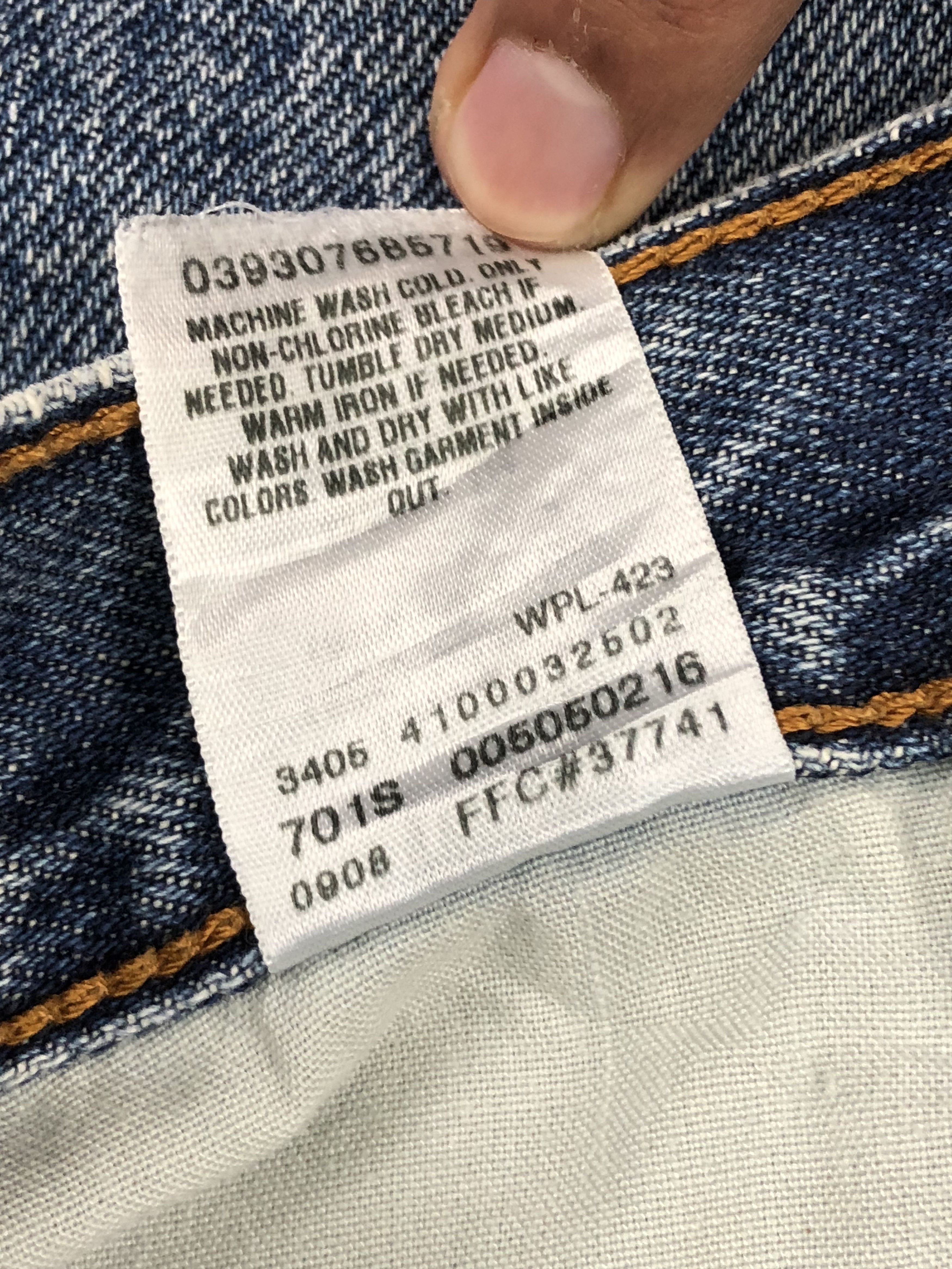 Levi's Faded Blue Vintage Levis 505 Jeans DP1402 Size US 37 - 8 Thumbnail