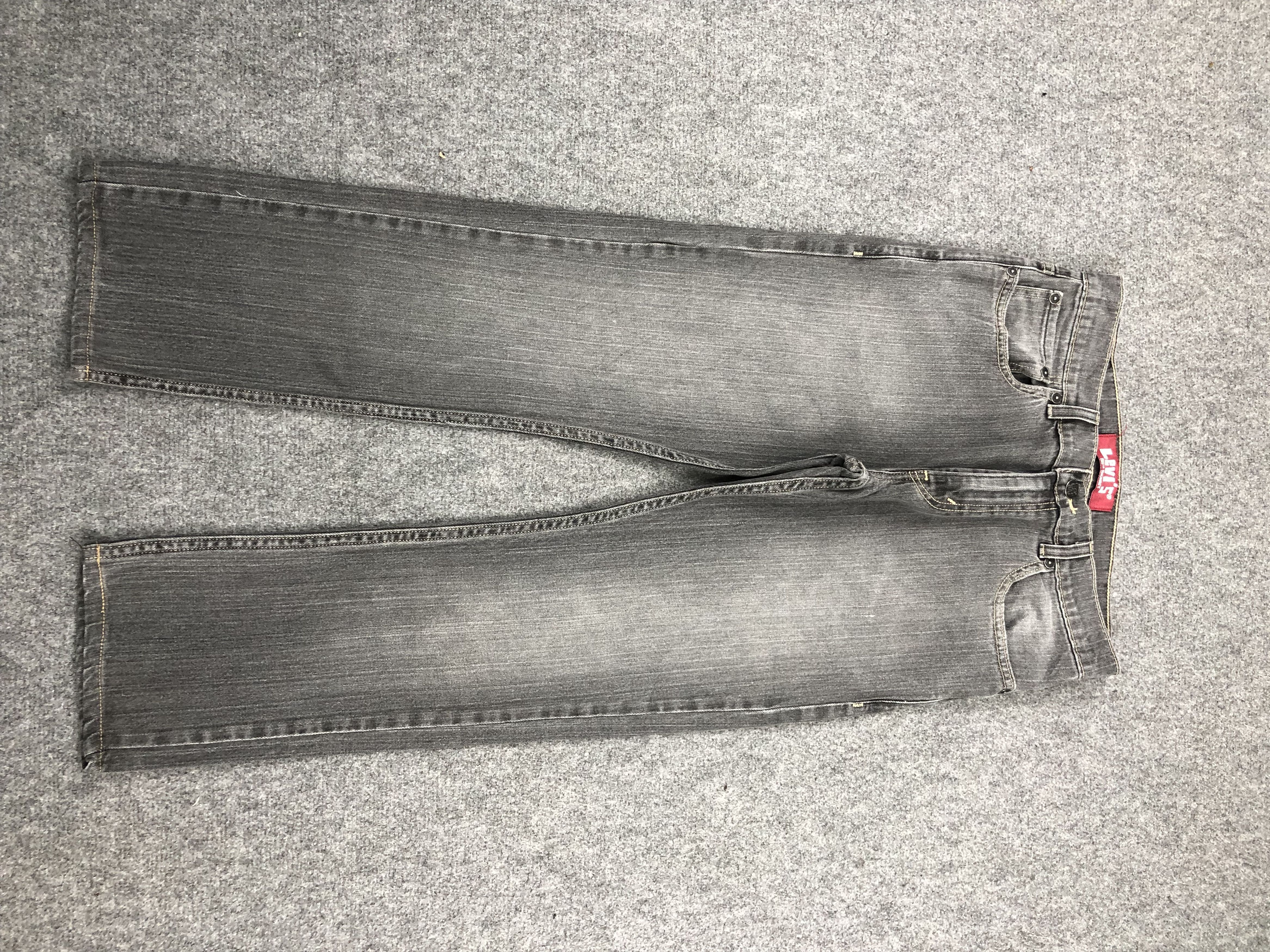 image of Faded Black Vintage Levis 511 Skinny Jeans, Men's (Size 32)