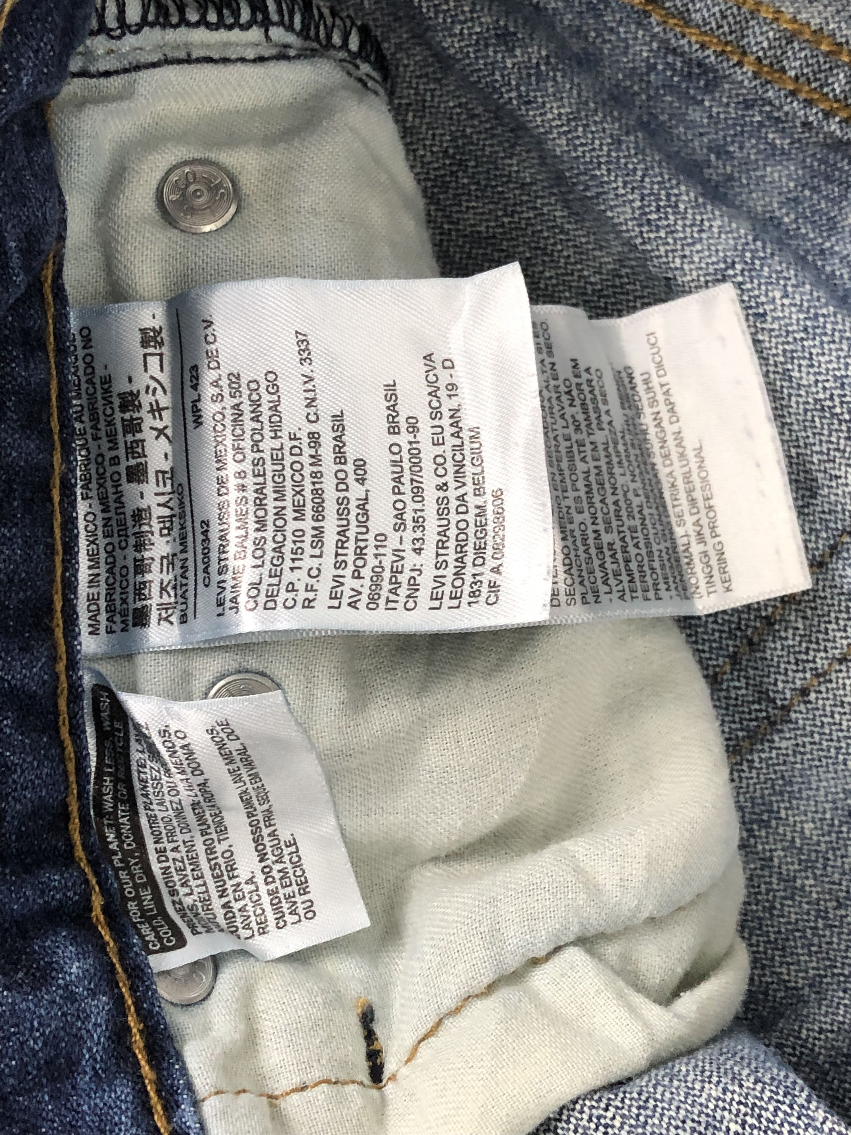 Levi's Vintage Levis 514 Faded Blue Jeans DP1385 Size US 30 / EU 46 - 7 Thumbnail