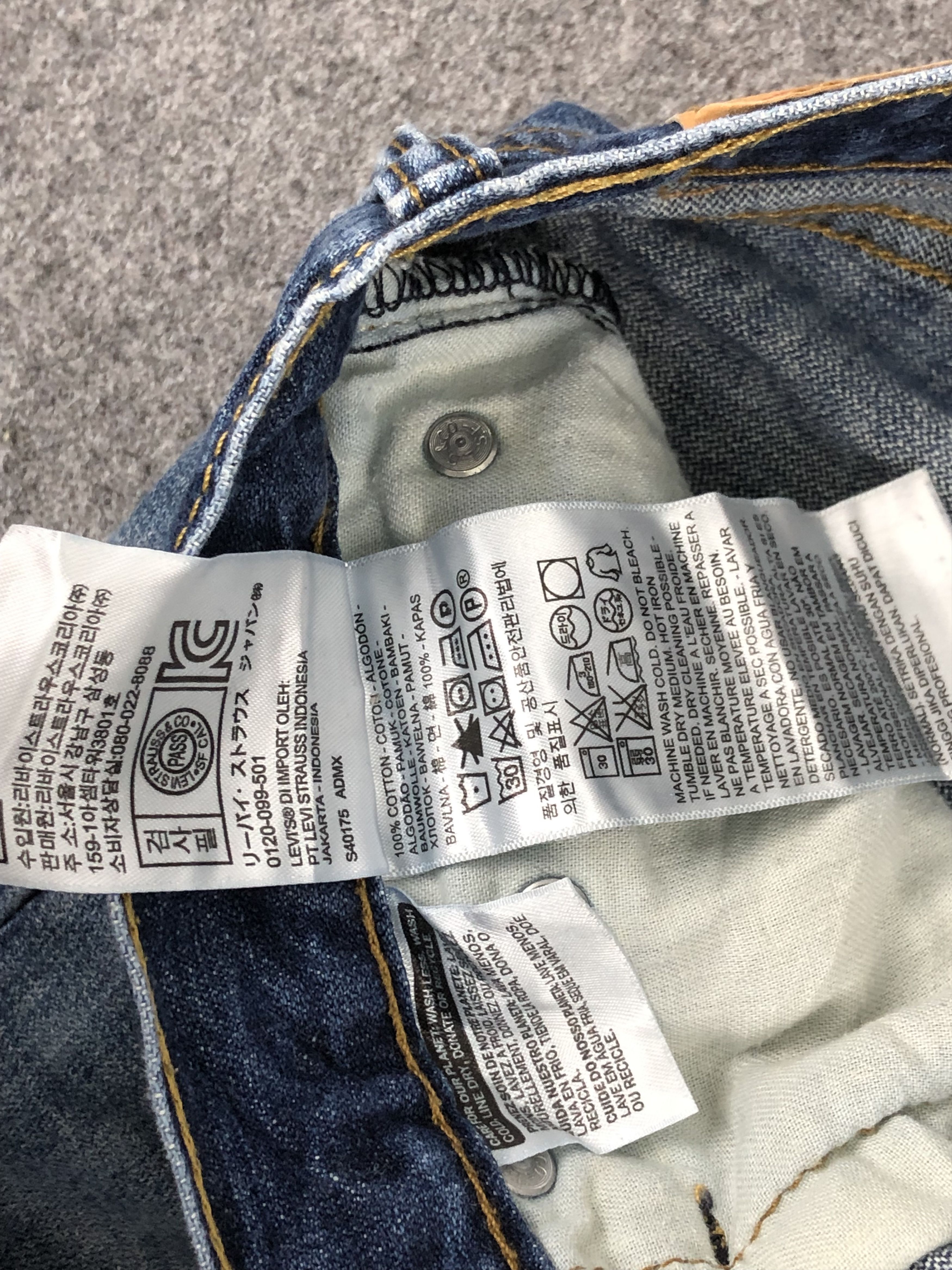 Levi's Vintage Levis 514 Faded Blue Jeans DP1385 Size US 30 / EU 46 - 8 Thumbnail