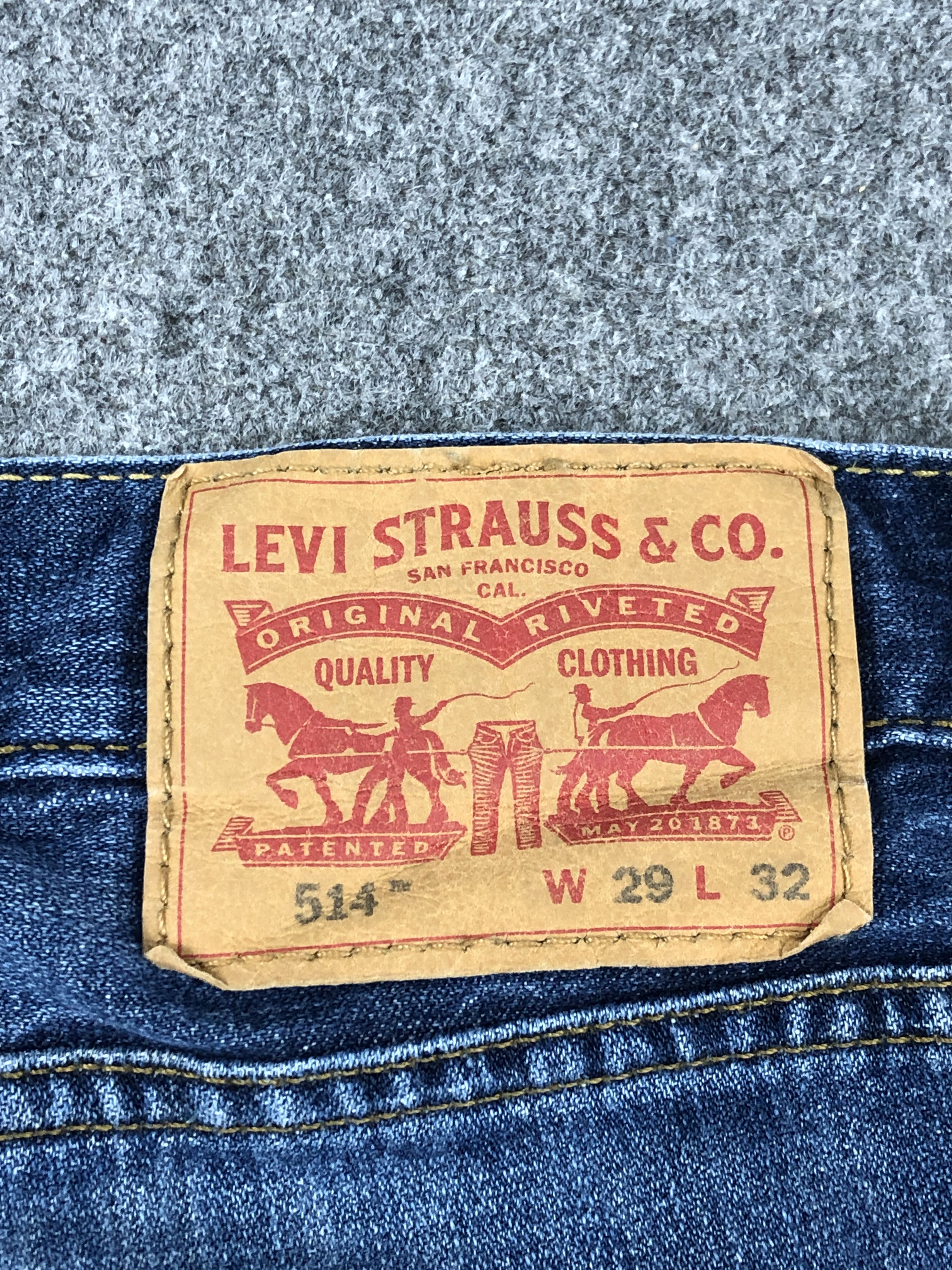 Levi's Vintage Levis 514 Faded Blue Jeans DP1385 Size US 30 / EU 46 - 6 Thumbnail