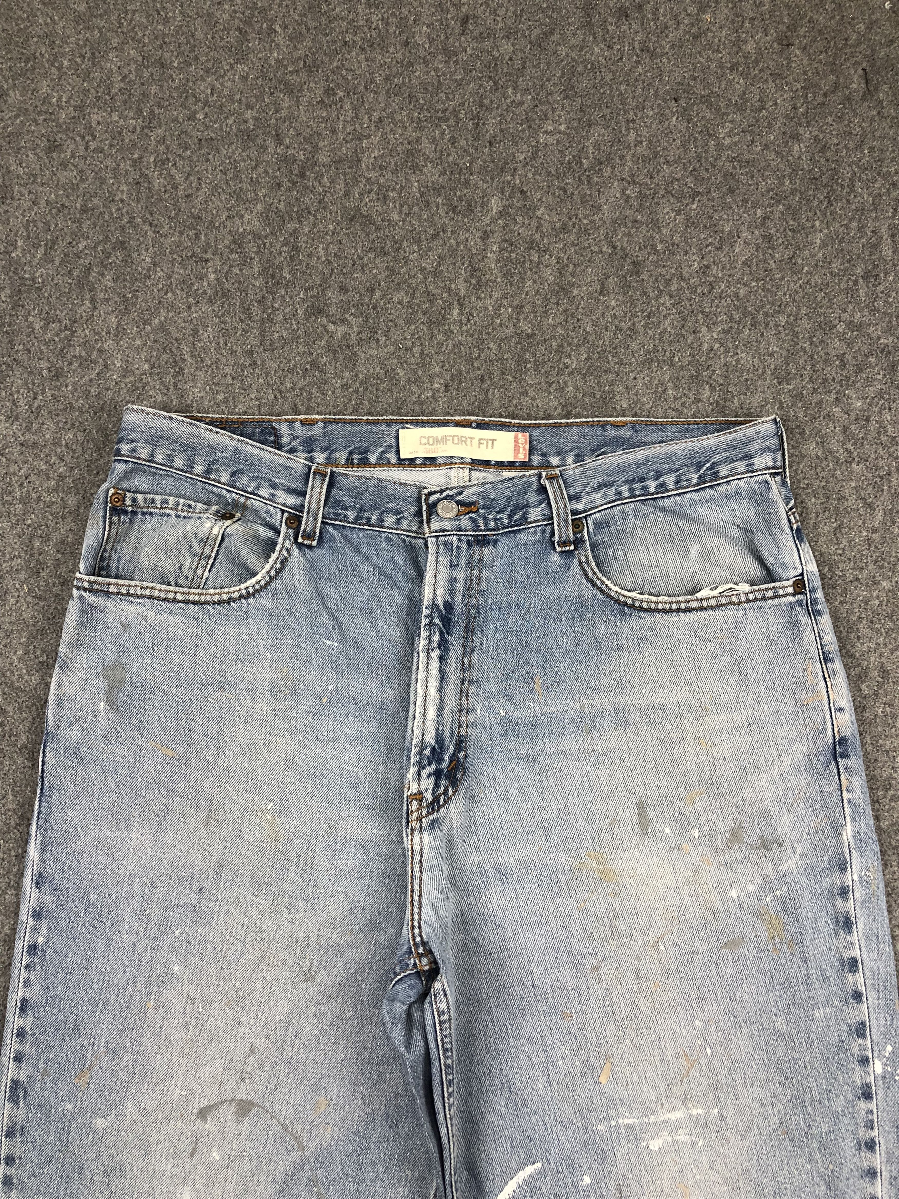 Levi's Light Wash Vintage Levis 560 Jeans DP1439 Size US 39 - 2 Thumbnail