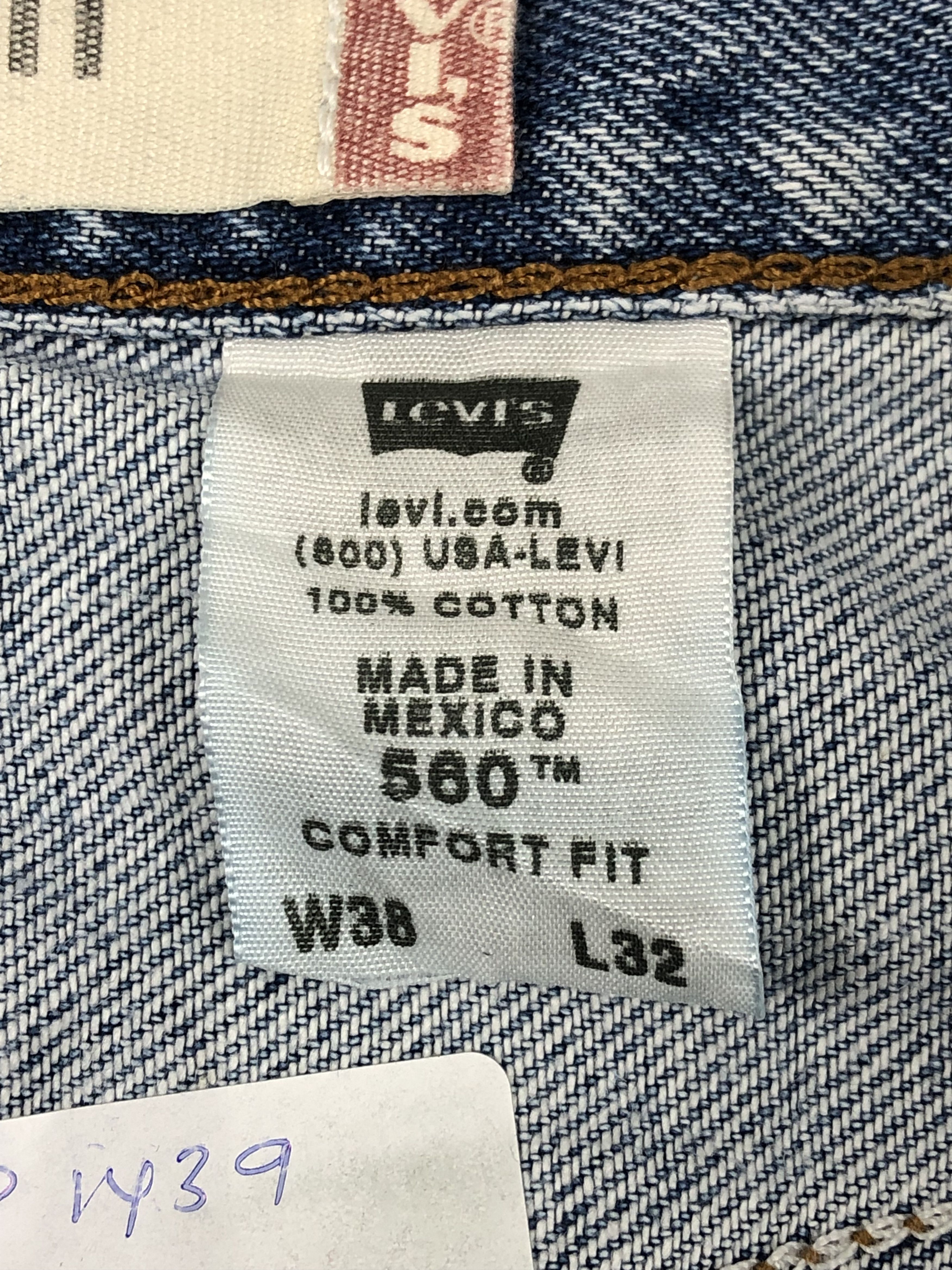 Levi's Light Wash Vintage Levis 560 Jeans DP1439 Size US 39 - 7 Thumbnail