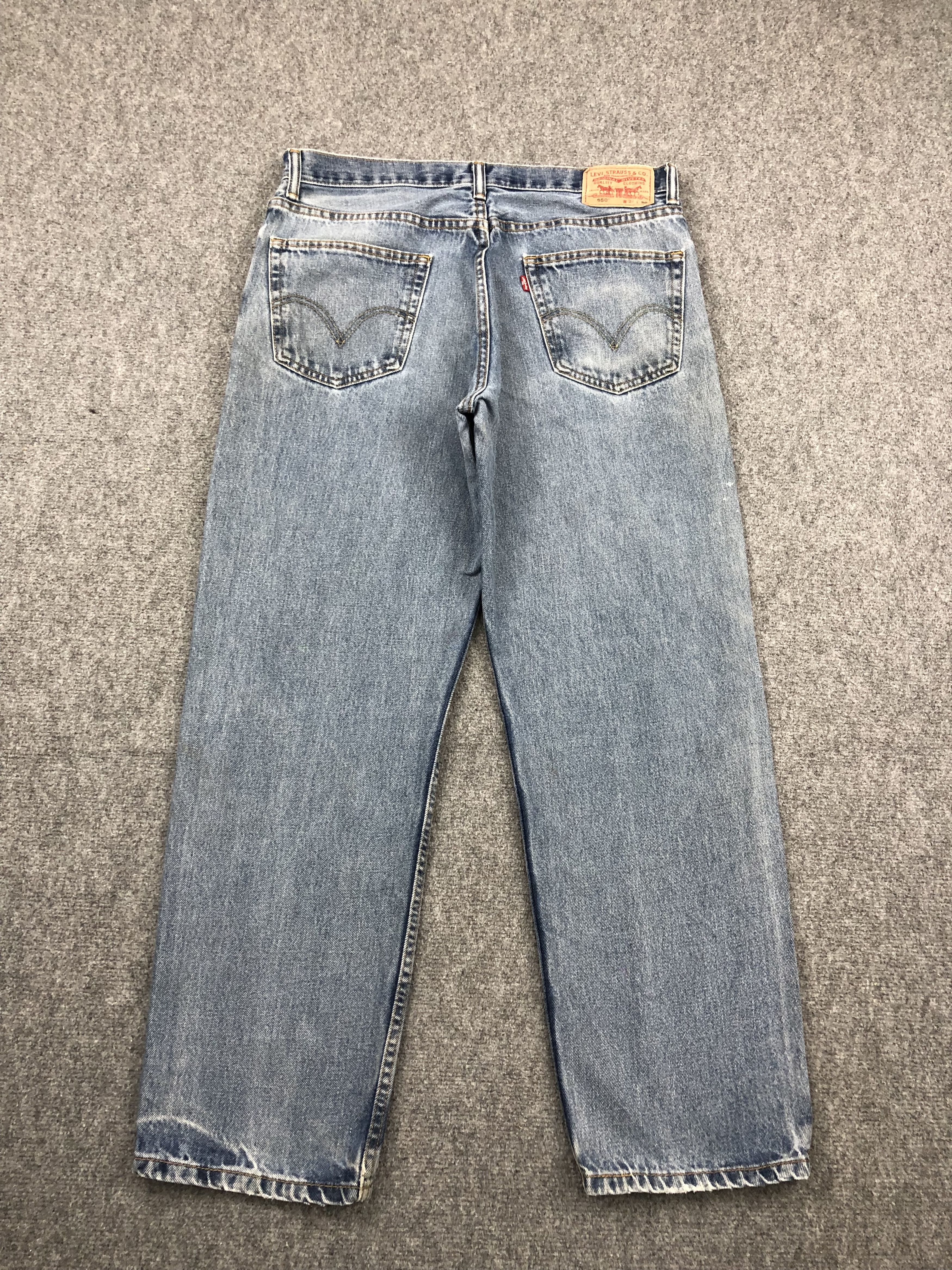 Levi's Vintage Levis 550 Denim DP1437 Size US 35 - 3 Thumbnail