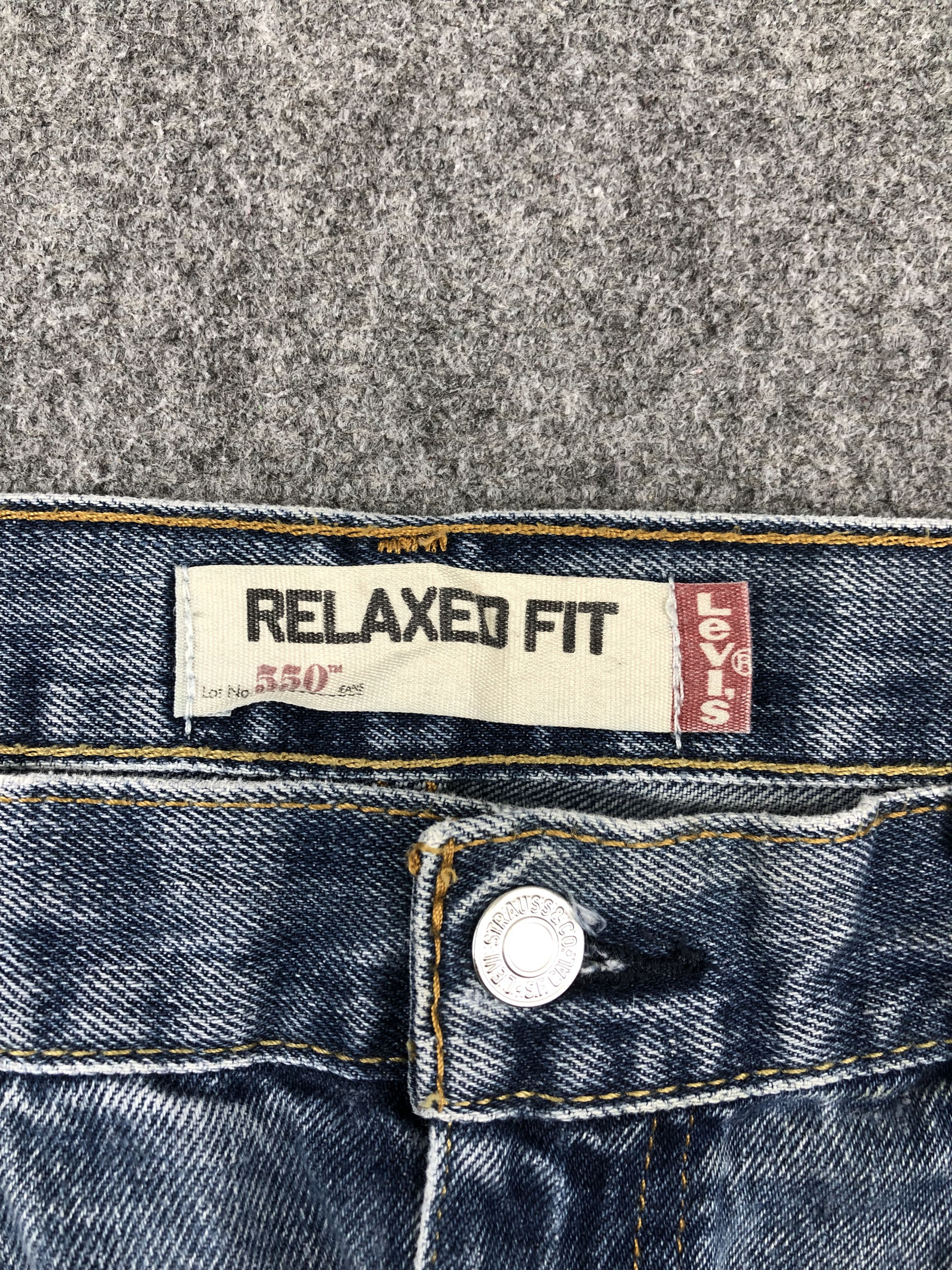 Levi's Vintage Levis 550 Denim DP1437 Size US 35 - 7 Thumbnail