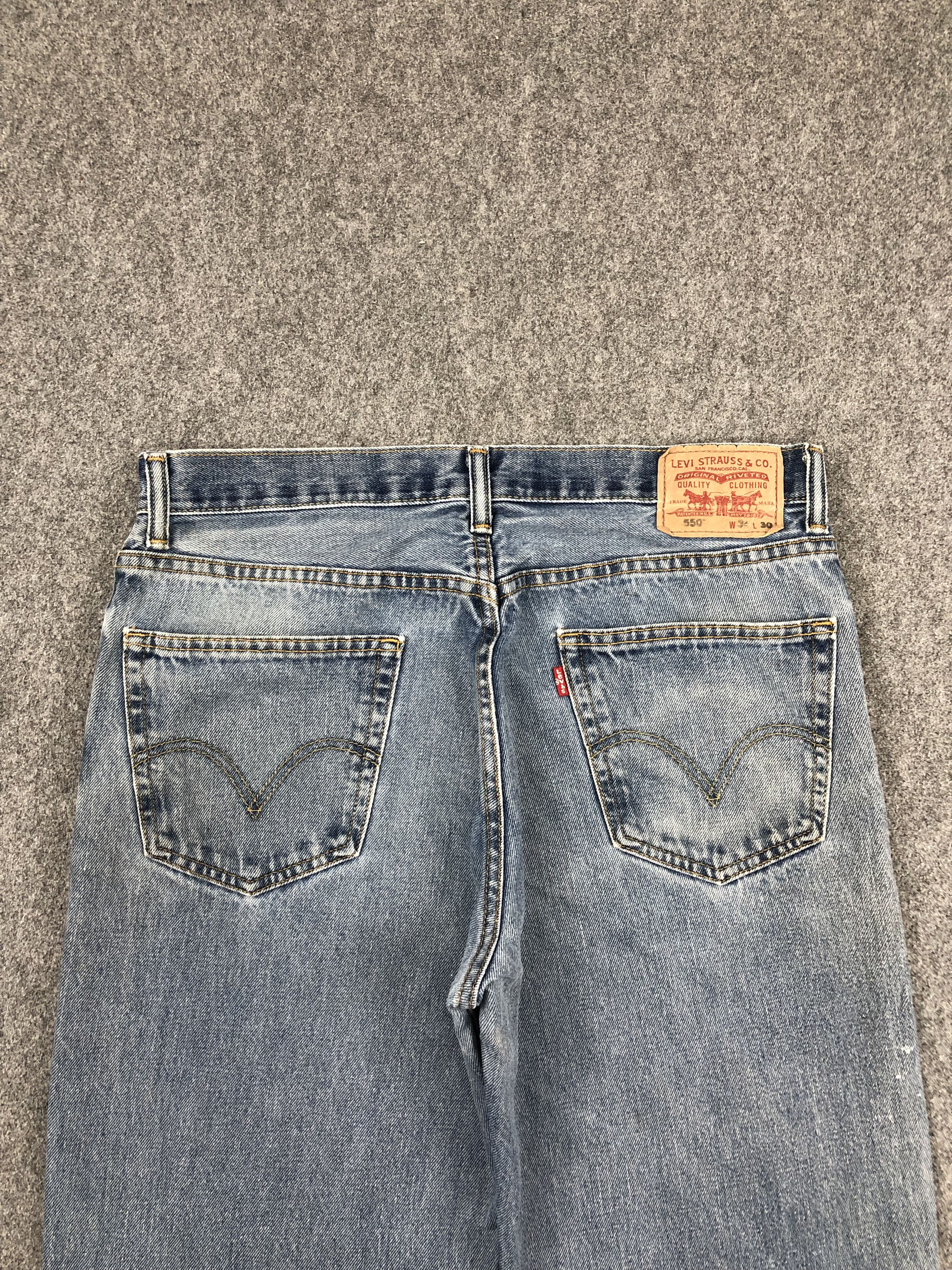 Levi's Vintage Levis 550 Denim DP1437 Size US 35 - 4 Thumbnail
