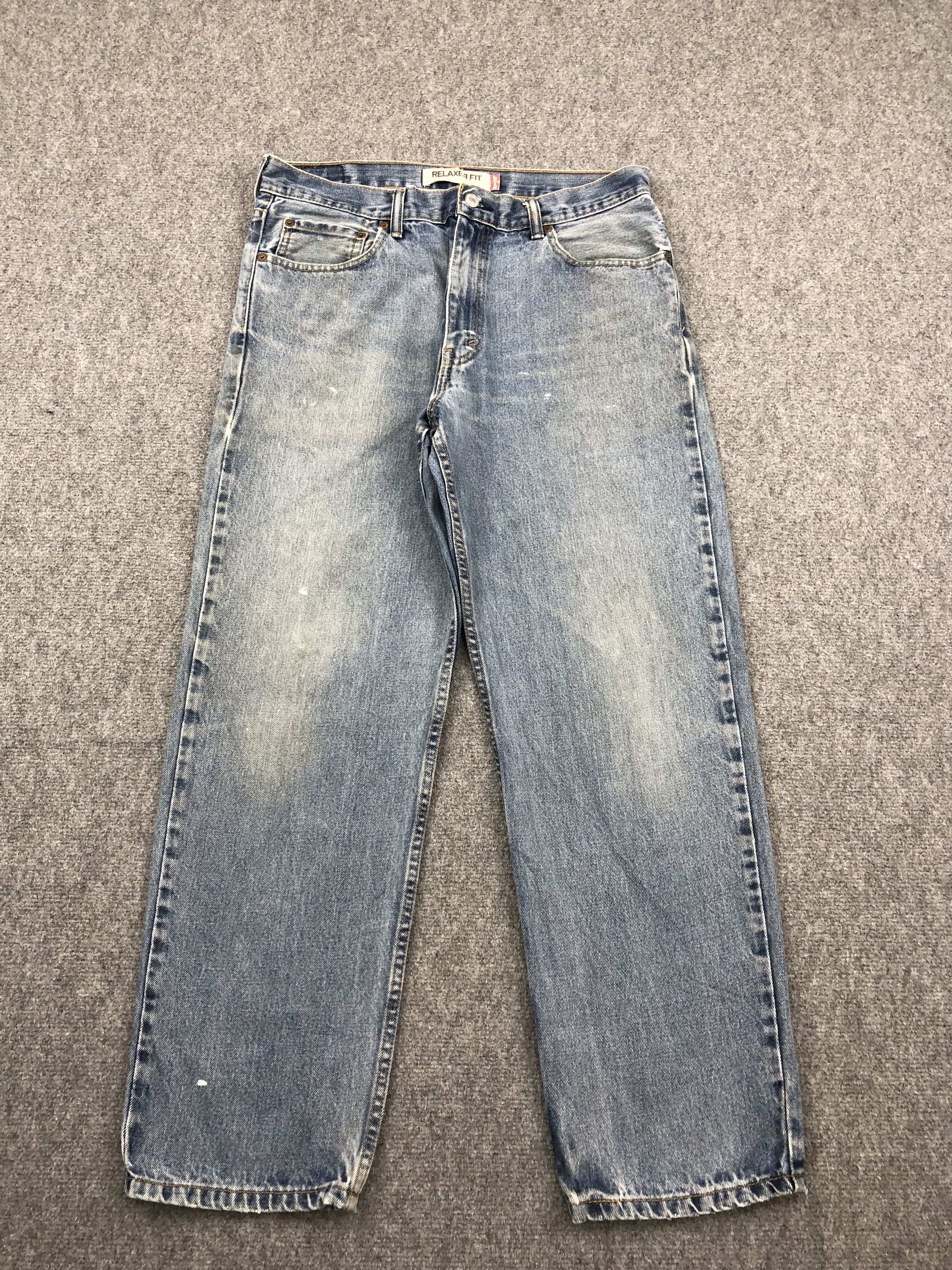 image of Levis 550 Denim in Blue Denim, Men's (Size 35)