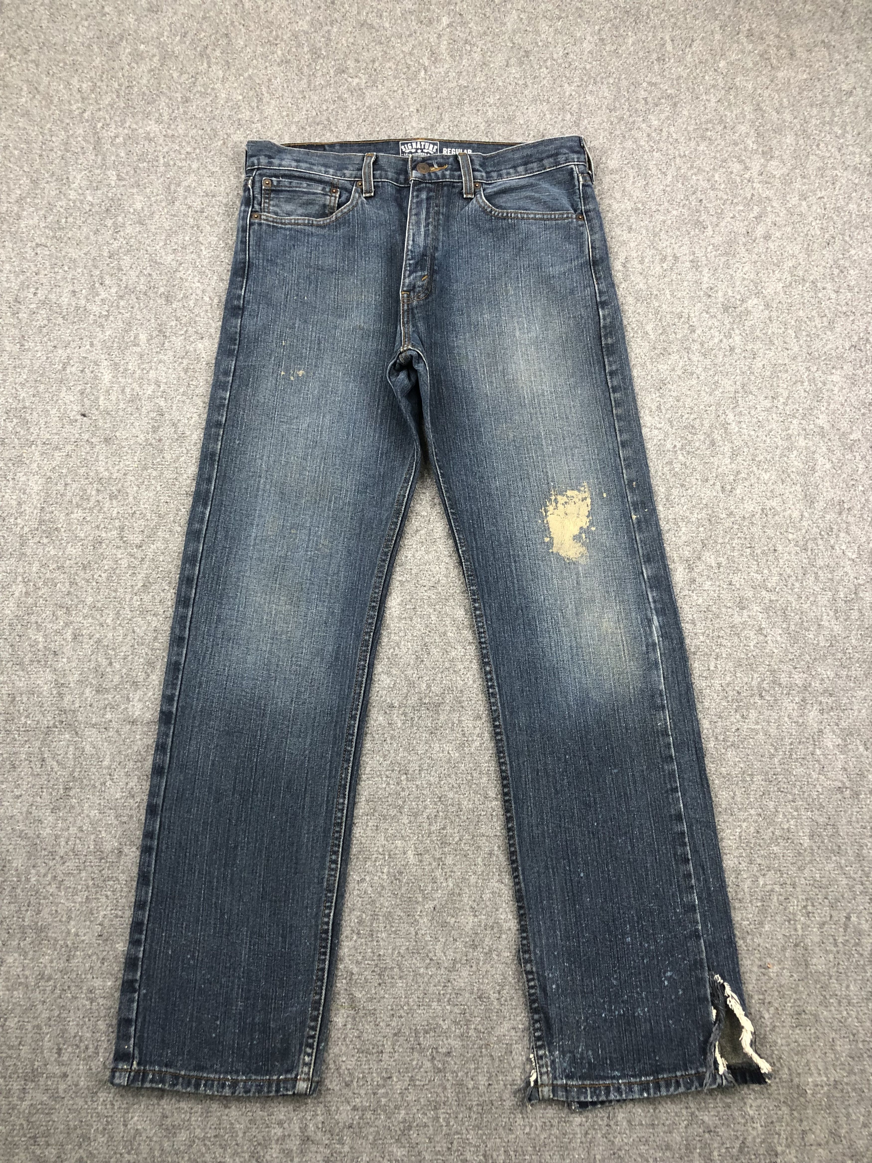 Levi's × Vintage Faded Blue Vintage Levis Signature Denim DP1436 Size US 34 / EU 50 - 1 Thumbnail