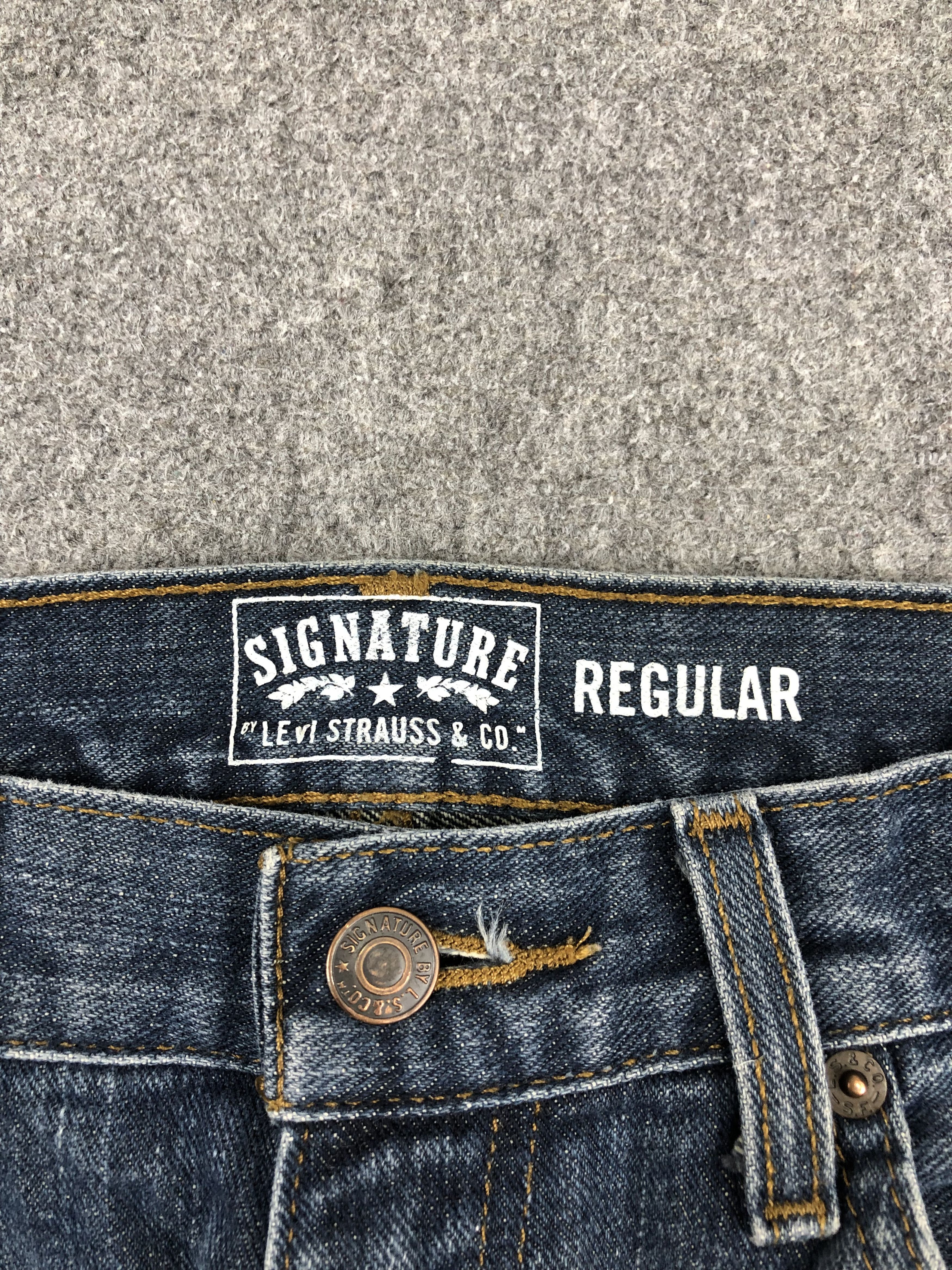 Levi's × Vintage Faded Blue Vintage Levis Signature Denim DP1436 Size US 34 / EU 50 - 9 Thumbnail
