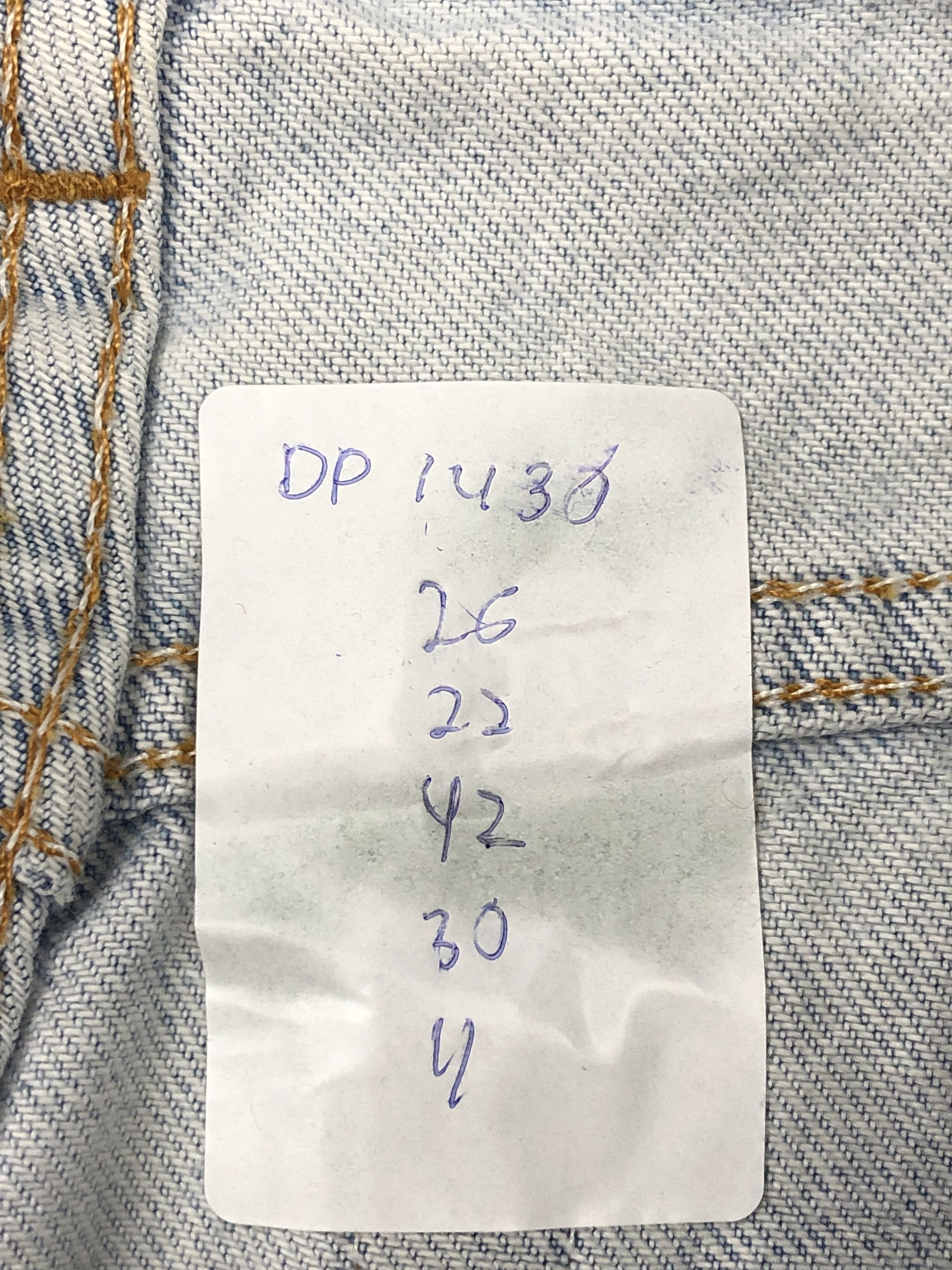 Levi's Light Wash Vintage Levis 512 Jeans DP1430 Size US 26 / EU 42 - 11 Thumbnail