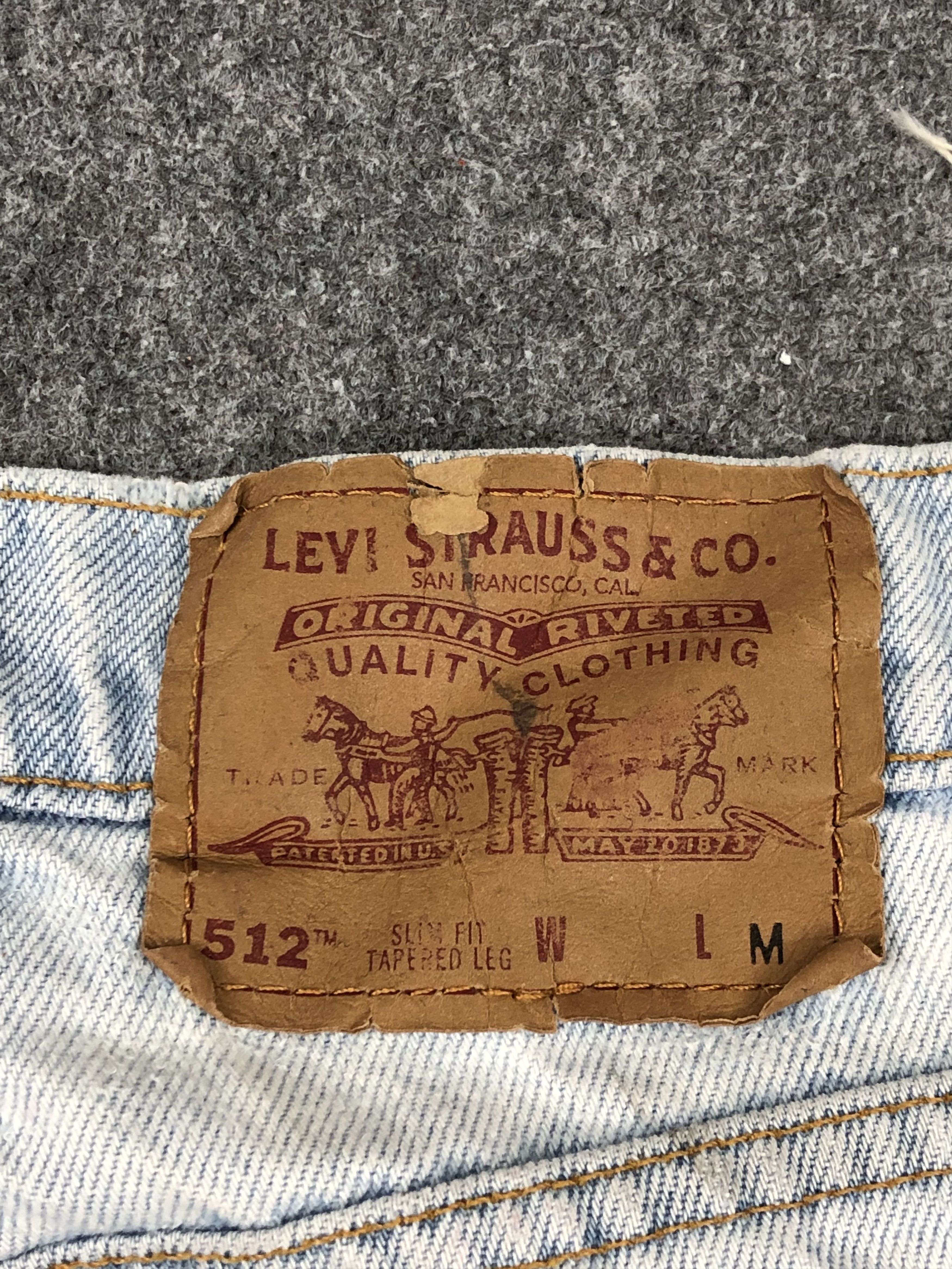 Levi's Light Wash Vintage Levis 512 Jeans DP1430 Size US 26 / EU 42 - 5 Thumbnail