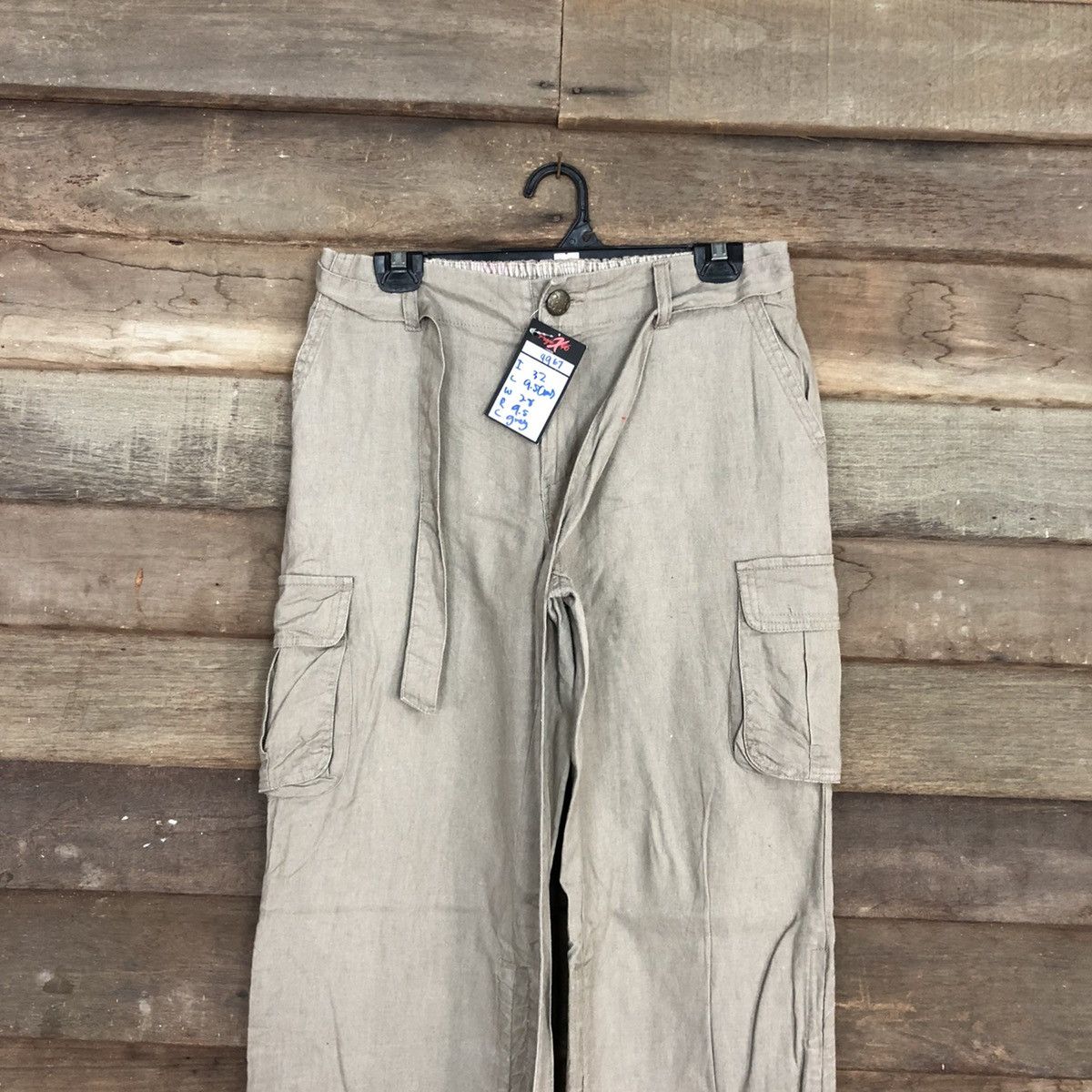 Japanese Brand Japan Grey Multipocket Tactical Cargo Pants #4967 Size 28" / US 6 / IT 42 - 2 Thumbnail