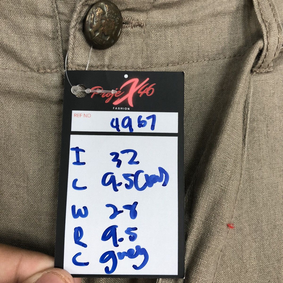 Japanese Brand Japan Grey Multipocket Tactical Cargo Pants #4967 Size 28" / US 6 / IT 42 - 7 Thumbnail