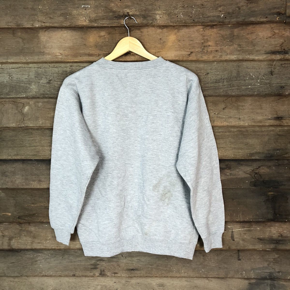 Japanese Brand Peaters Mask Grey Sweatshirt #6004 Size US M / EU 48-50 / 2 - 10 Thumbnail