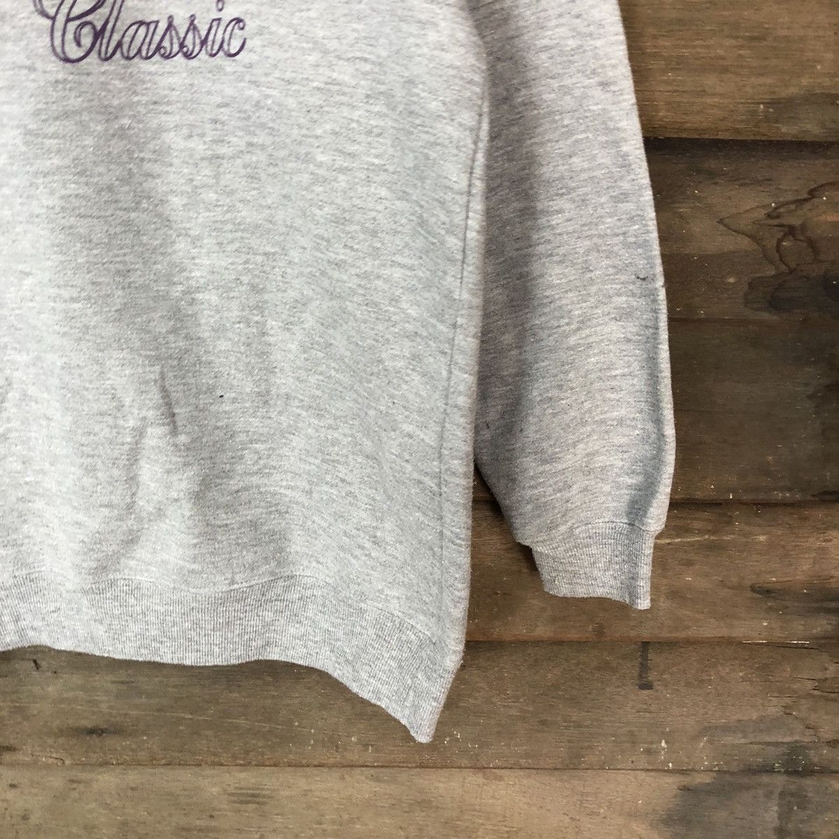 Japanese Brand Peaters Mask Grey Sweatshirt #6004 Size US M / EU 48-50 / 2 - 5 Thumbnail