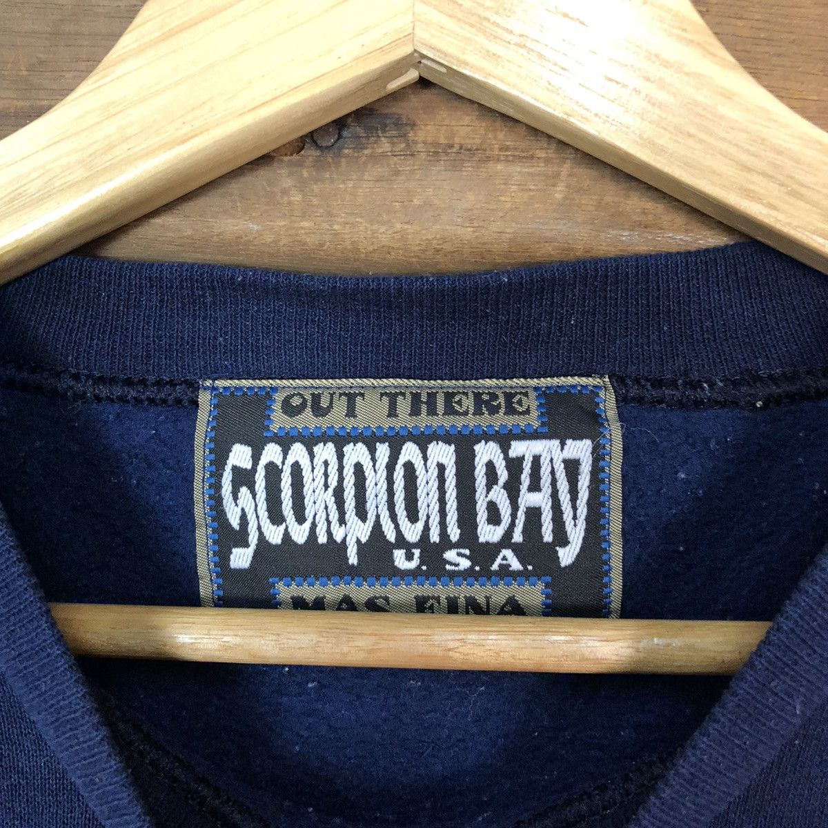 Vintage Scorpion vintage Dark blue Sweatshirt #5993 Size US L / EU 52-54 / 3 - 12 Thumbnail