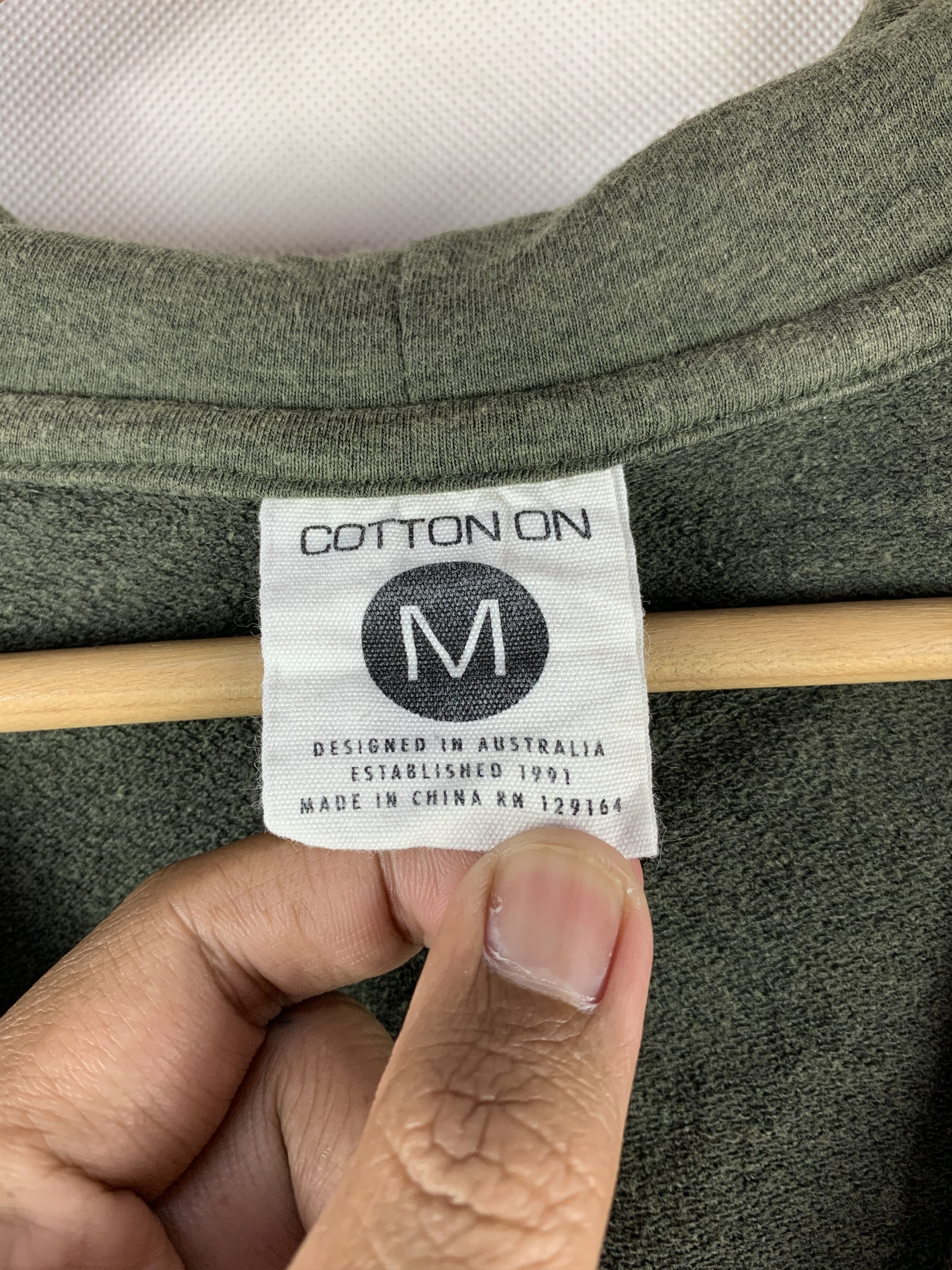 Cotton On 🔥Cotton On Plain Zipper Hoodie Sweater Size US M / EU 48-50 / 2 - 7 Thumbnail