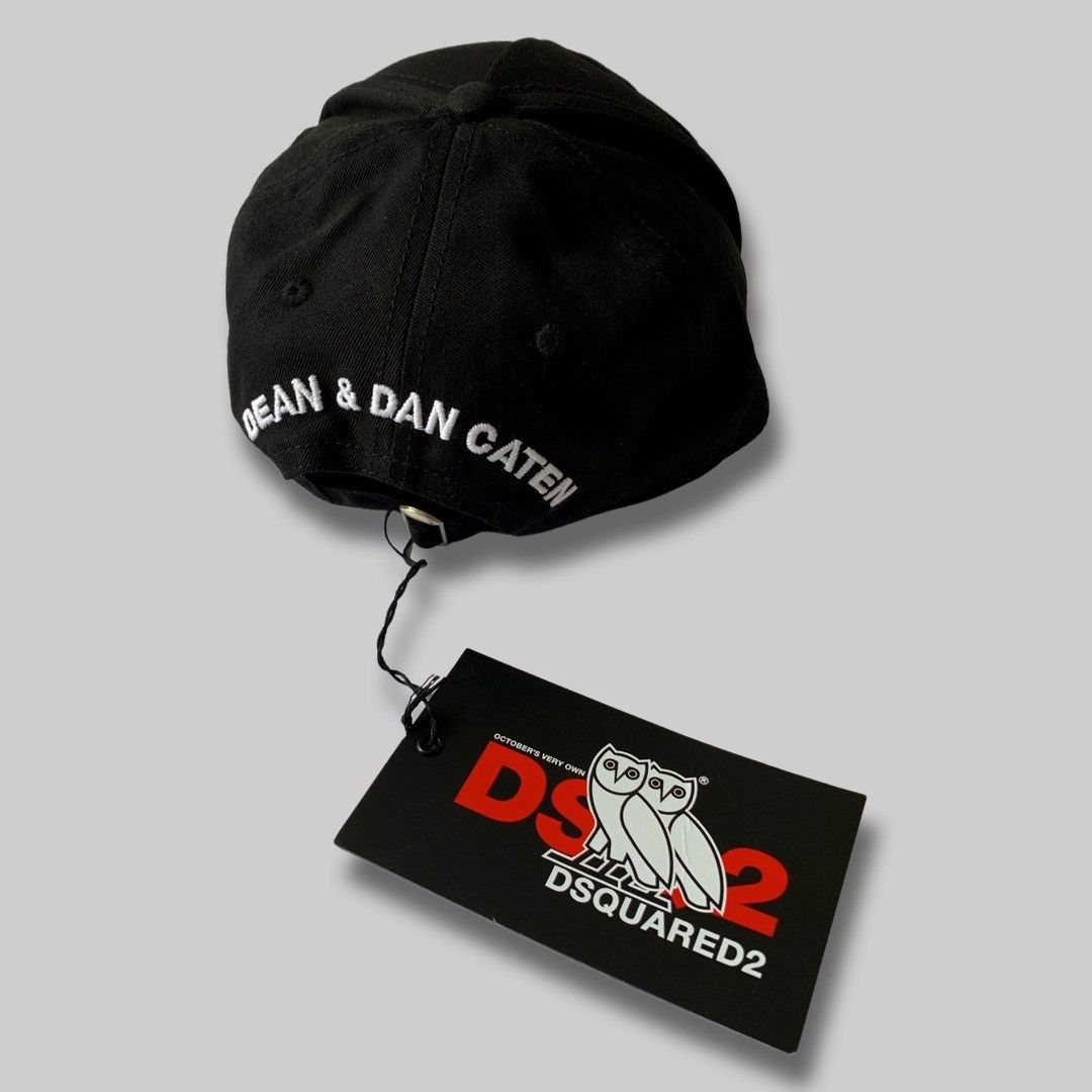 Drake OVO x Dsquared Trucker hat cap black patch stitched OG owl Size ONE SIZE - 2 Thumbnail
