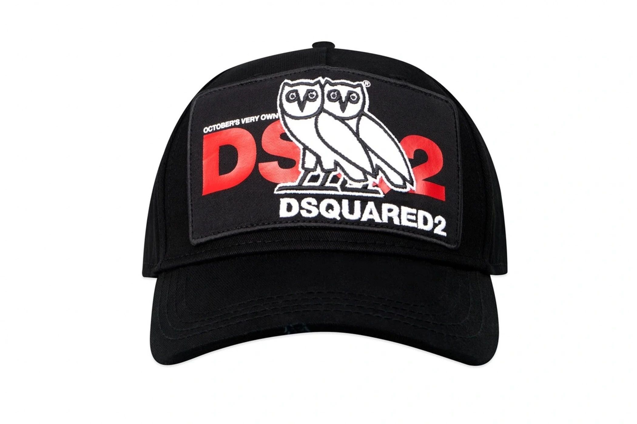 Drake OVO x Dsquared Trucker hat cap black patch stitched OG owl Size ONE SIZE - 6 Thumbnail