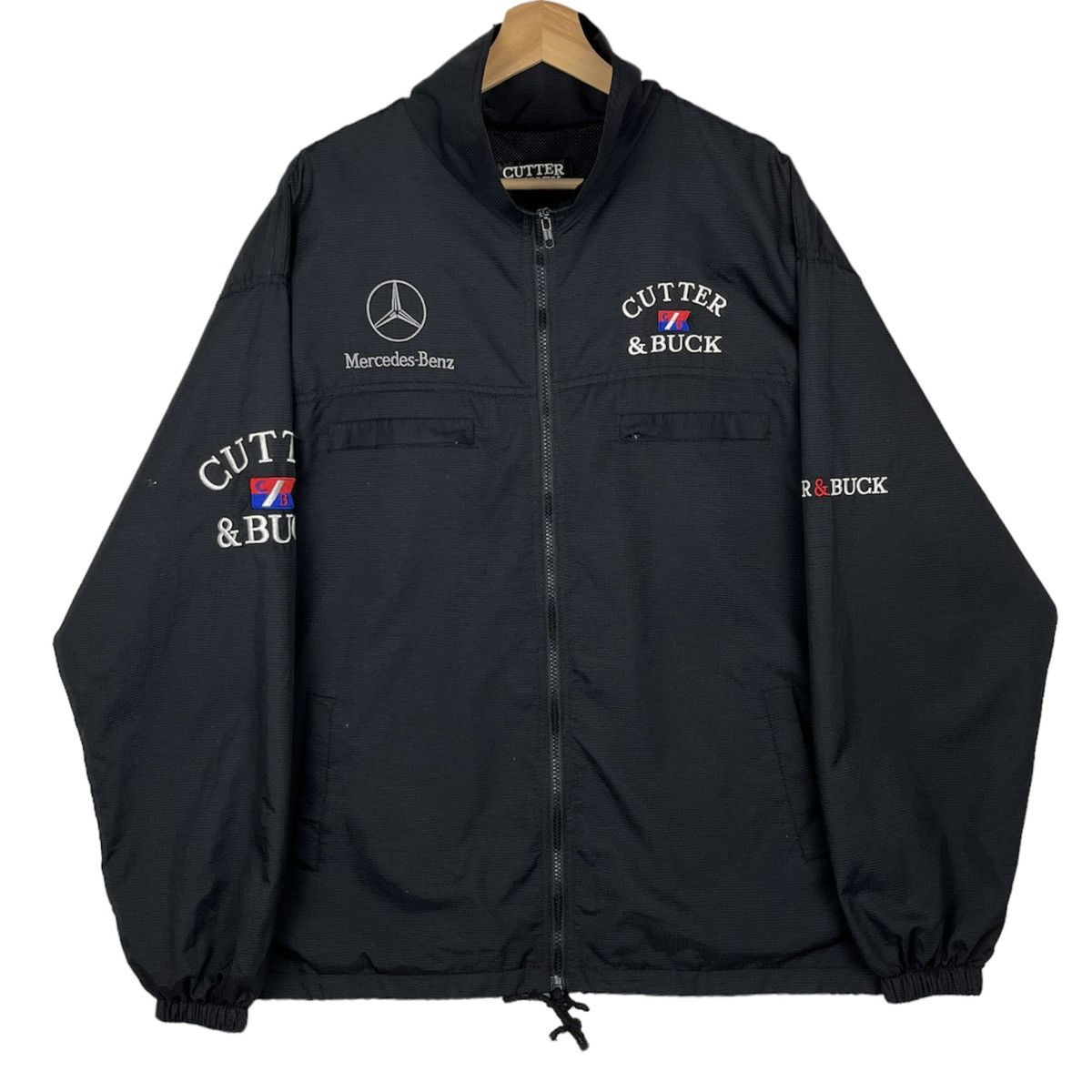 Mercedes-Benz Last Drop❗️ Vintage Mercedes Benz Embroidered Jacket Size US L / EU 52-54 / 3 - 3 Thumbnail