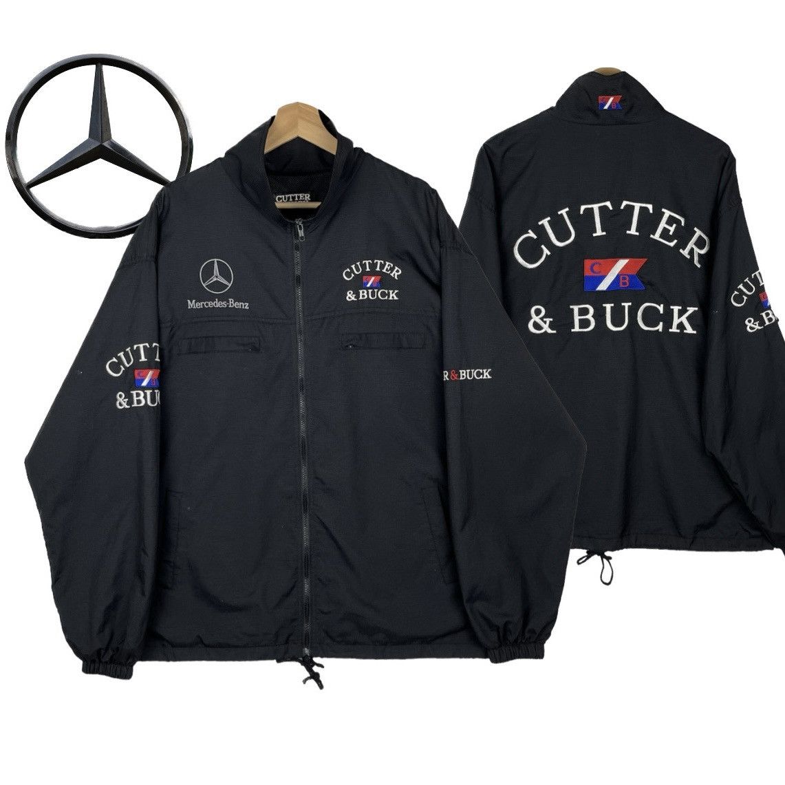 Last Drop❗️ Vintage Mercedes Benz Embroidered Jacket
