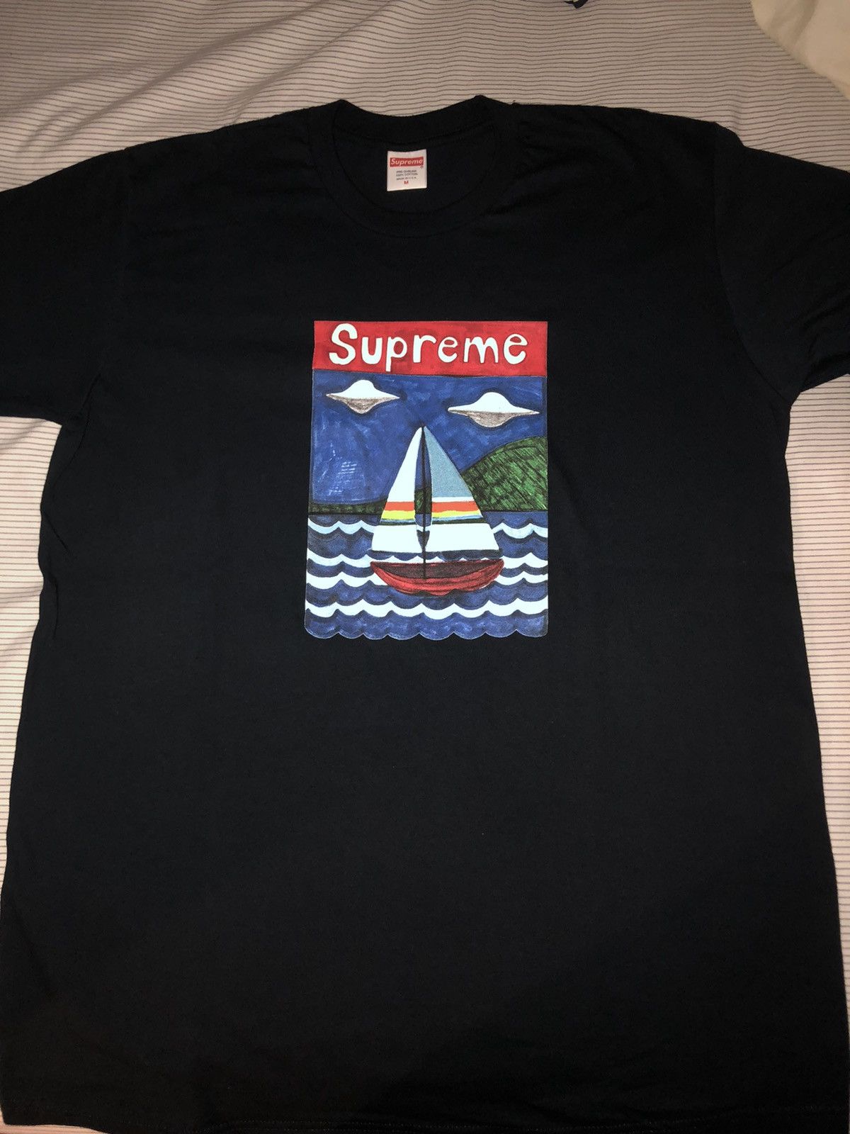 Supreme Supreme Sail Boat Tee | Grailed