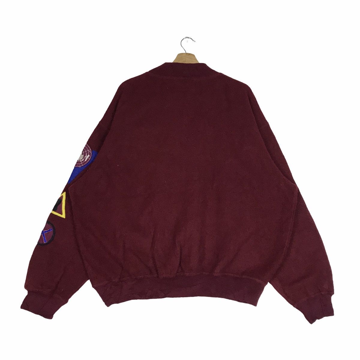 Valentino Vintage 90s VALENTINO GARAVANI Fleece Sweatshirt Pullover Size US XL / EU 56 / 4 - 7 Thumbnail