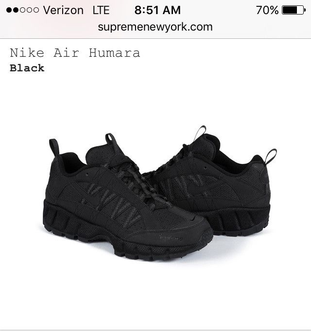 Nike × Supreme Supreme x Nike Air Humara | Grailed