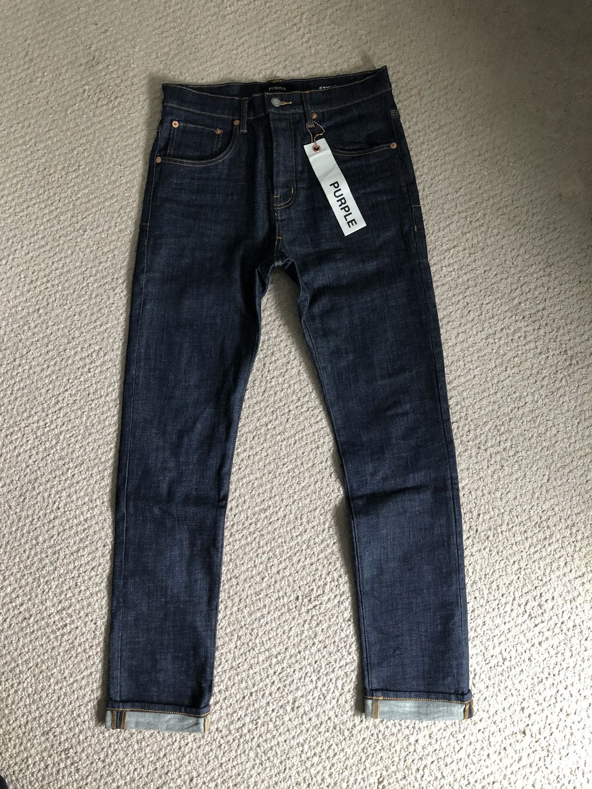 Purple Purple Jeans Style No. P005 Mid Rise Straight Leg Jeans | Grailed