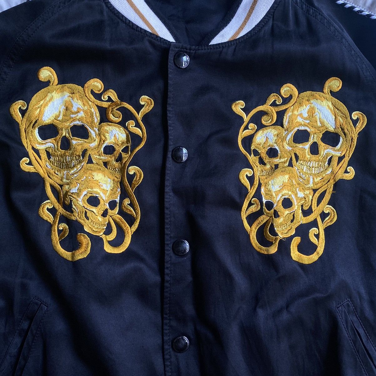 Alexander McQueen SS17 skull embroidered Souvenir Jacket Sukajan Size US S / EU 44-46 / 1 - 4 Thumbnail