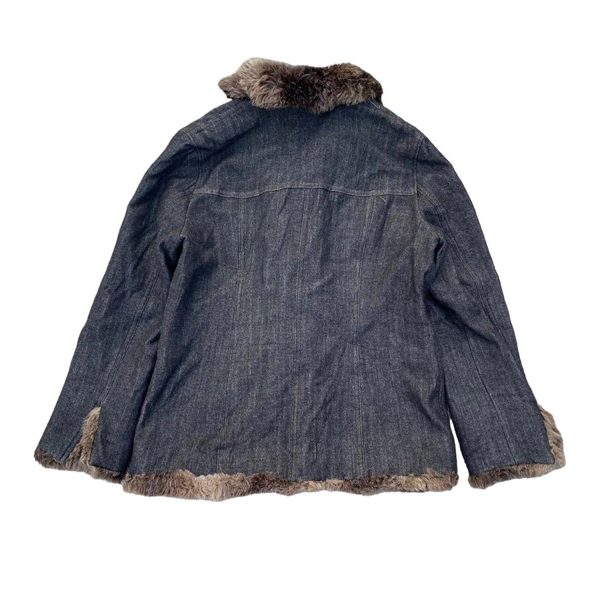 14th Addiction 🇯🇵 Robe Co Ltd FUR DENIM JACKET Size US M / EU 48-50 / 2 - 2 Thumbnail