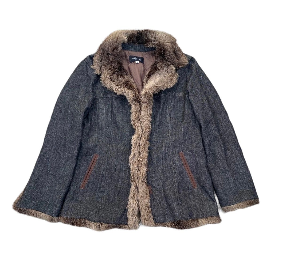 14th Addiction 🇯🇵 Robe Co Ltd FUR DENIM JACKET Size US M / EU 48-50 / 2 - 3 Thumbnail