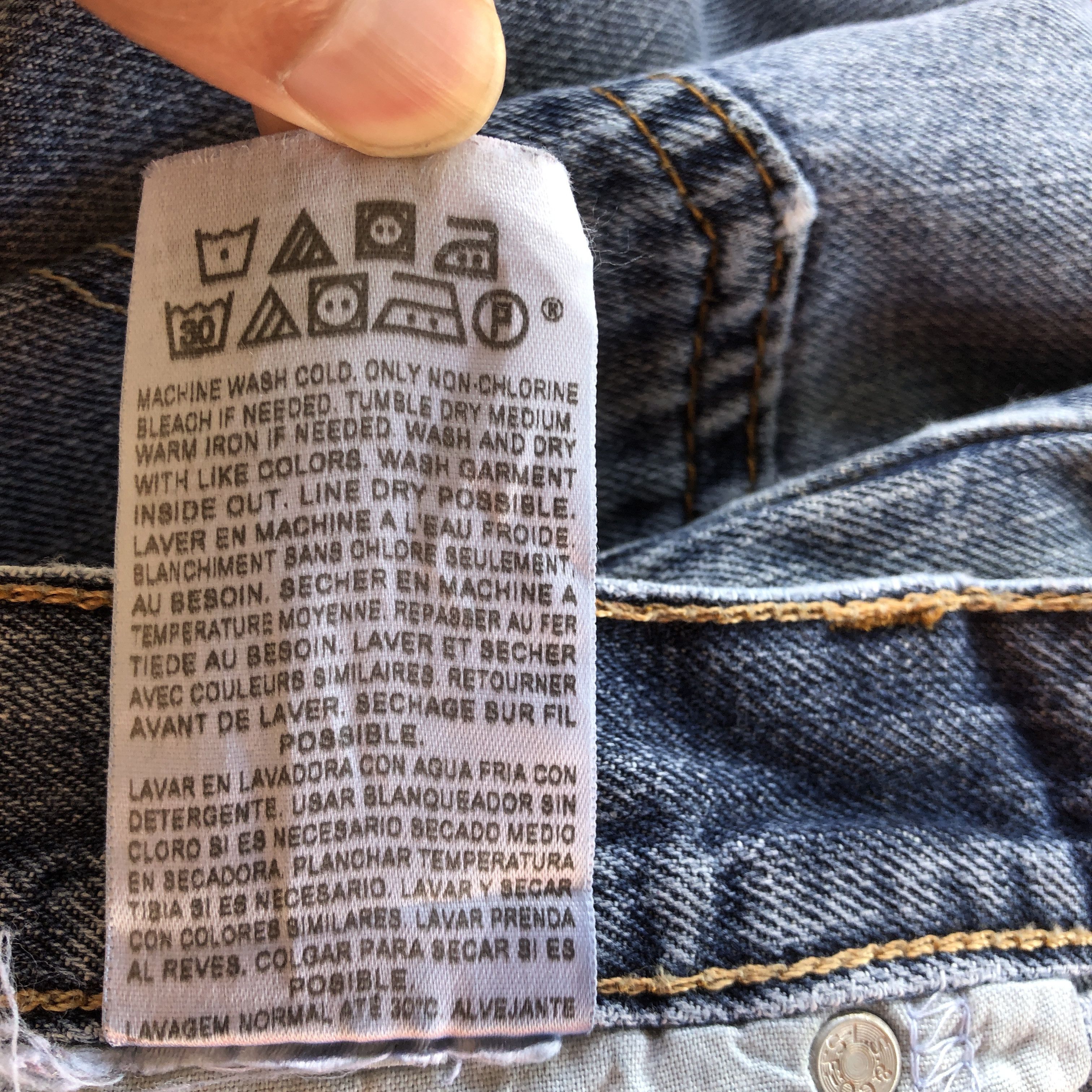 Levi's Vintage Levis Flare Jeans Levis 527 Bootcut Wide Leg Denim Size 28" / US 6 / IT 42 - 11 Thumbnail