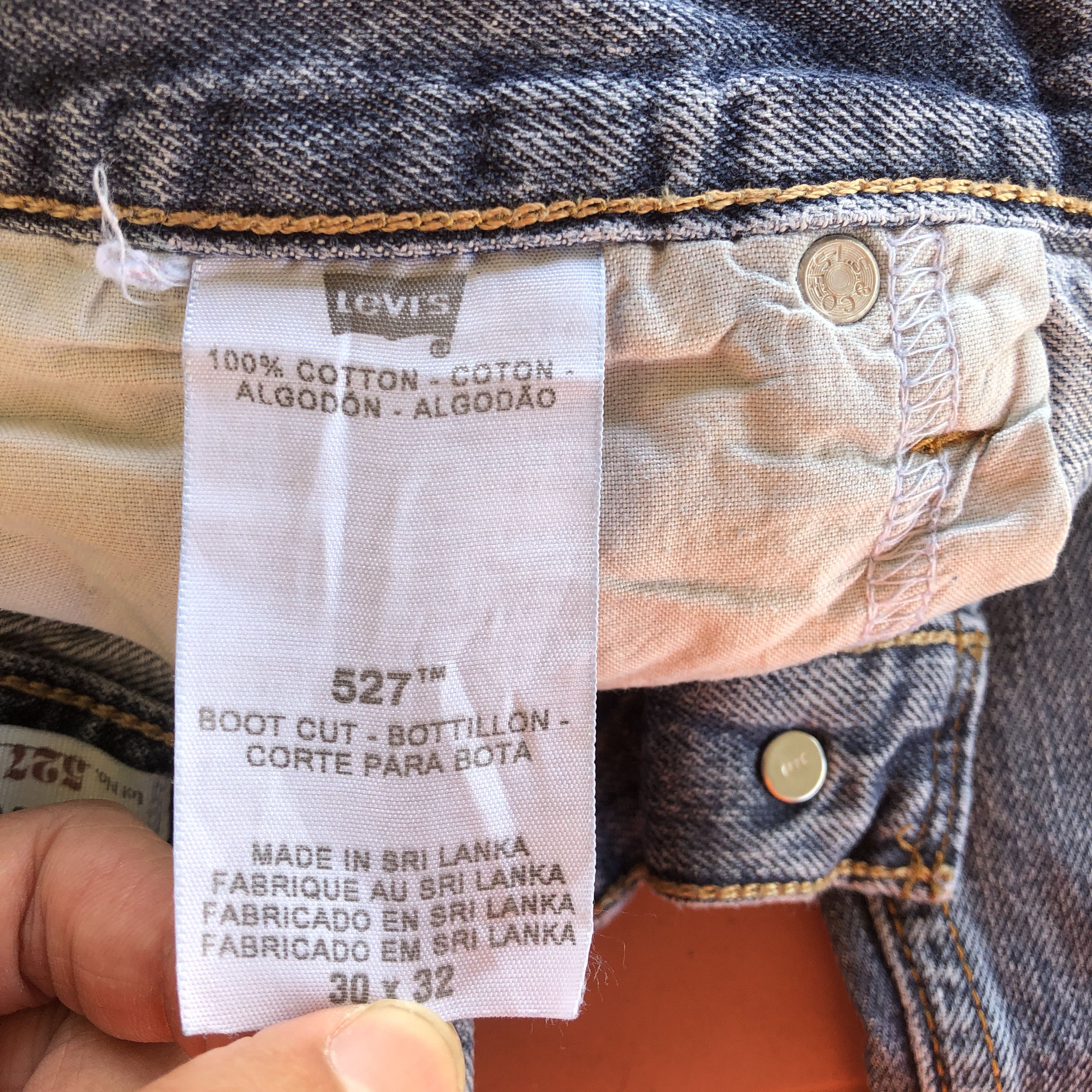 Levi's Vintage Levis Flare Jeans Levis 527 Bootcut Wide Leg Denim Size 28" / US 6 / IT 42 - 10 Thumbnail