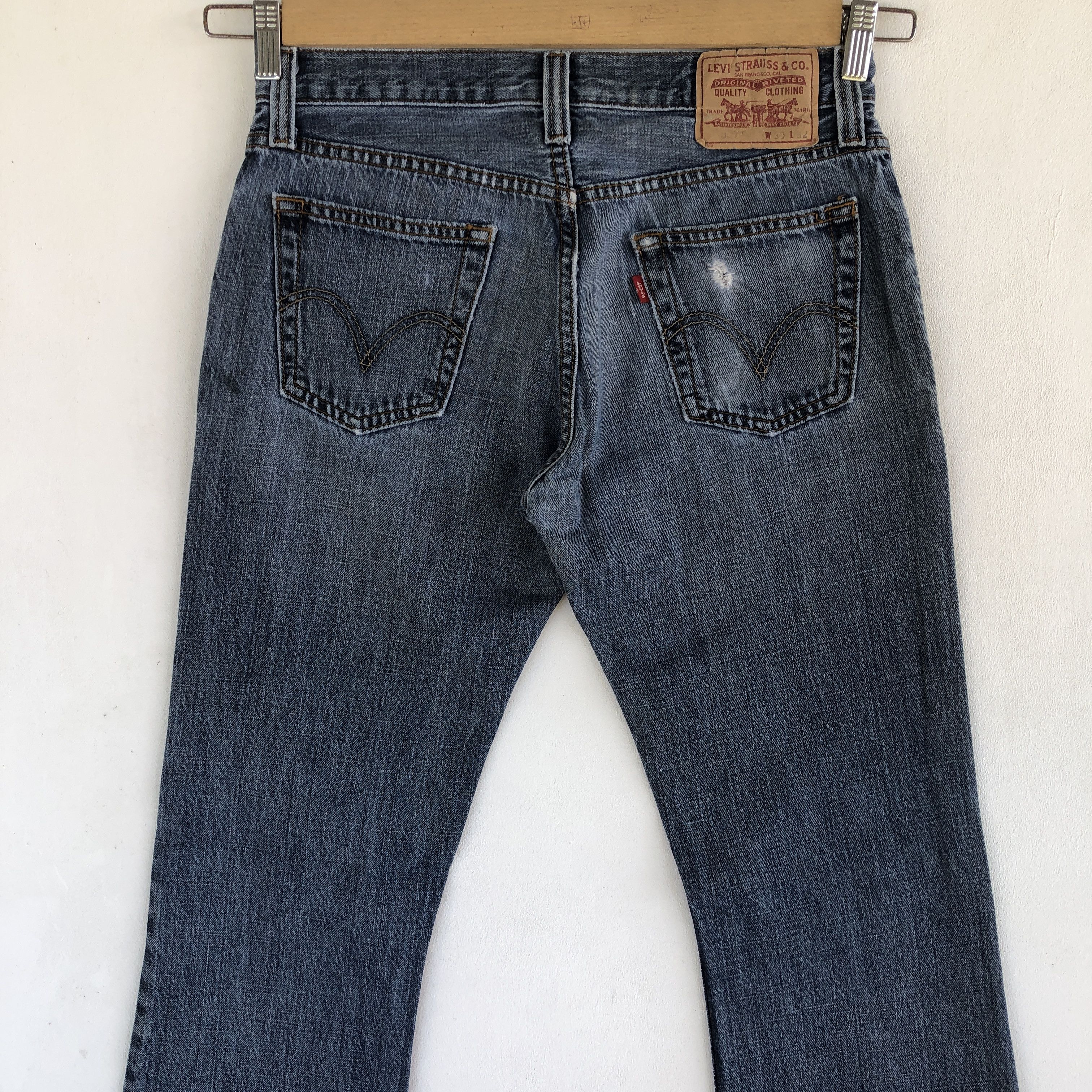 Levi's Vintage Levis Flare Jeans Levis 527 Bootcut Wide Leg Denim Size 28" / US 6 / IT 42 - 6 Thumbnail