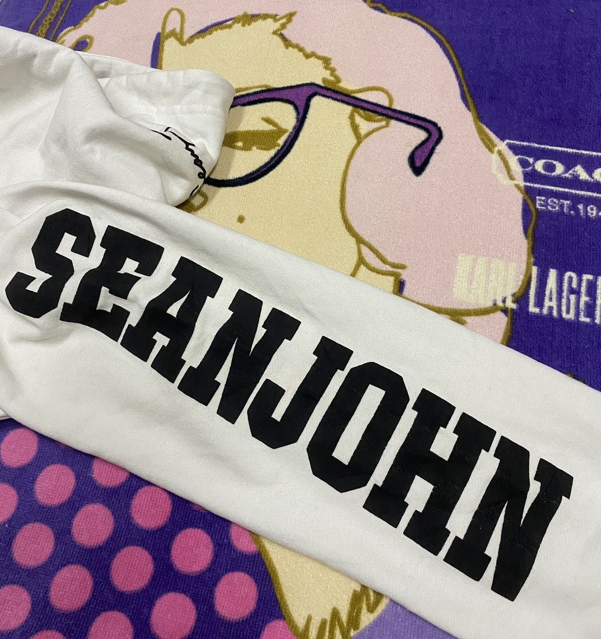 Japanese Brand × Rap Tees × Sean John SEAN JOHN Hoodies Shirt x Rare Print Size US XXL / EU 58 / 5 - 6 Thumbnail