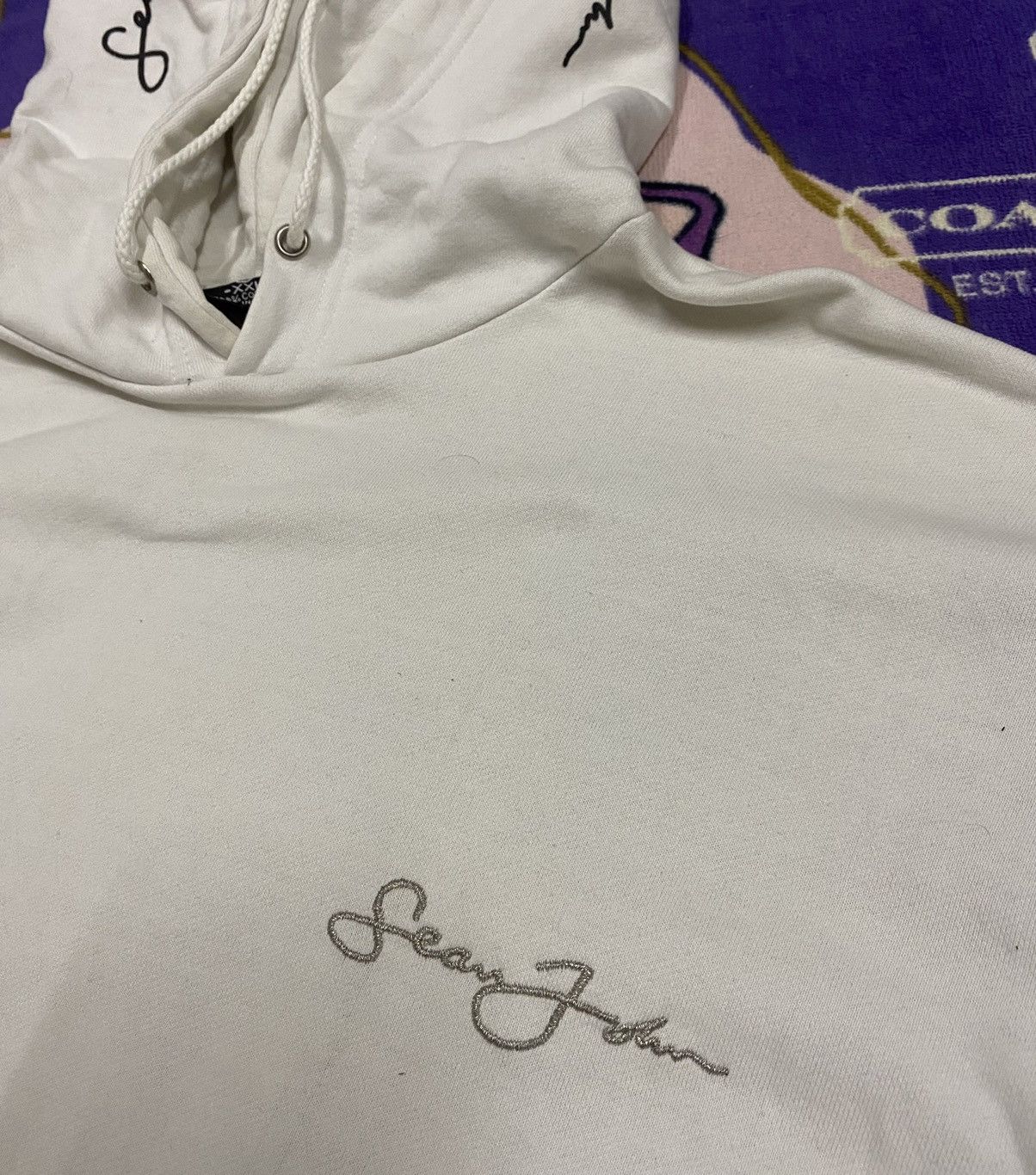 Japanese Brand × Rap Tees × Sean John SEAN JOHN Hoodies Shirt x Rare Print Size US XXL / EU 58 / 5 - 7 Thumbnail
