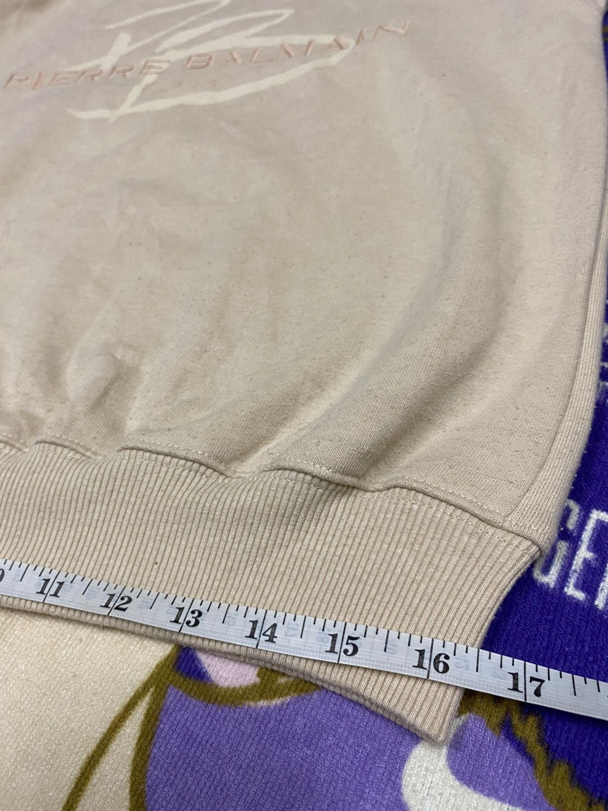 Pierre Balmain PIERRE BALMAIN PARIS Big Logo Sweatshirt x Rare Size US L / EU 52-54 / 3 - 17 Thumbnail