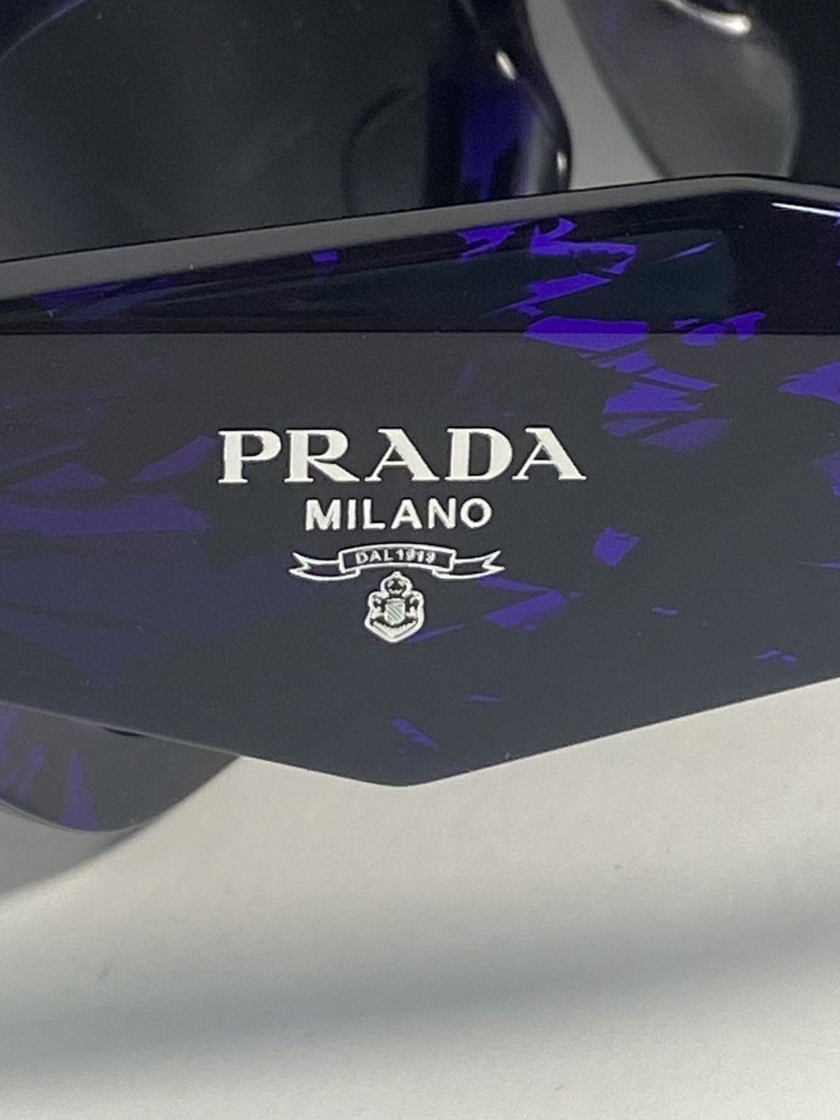 Prada Symbole SPR07Y Acetate abstract violet Sunglass