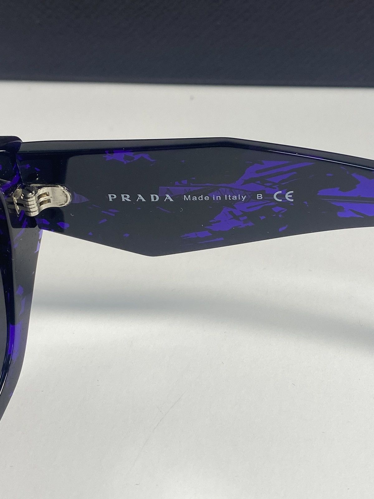 Prada Symbole SPR07Y Acetate abstract violet Sunglass