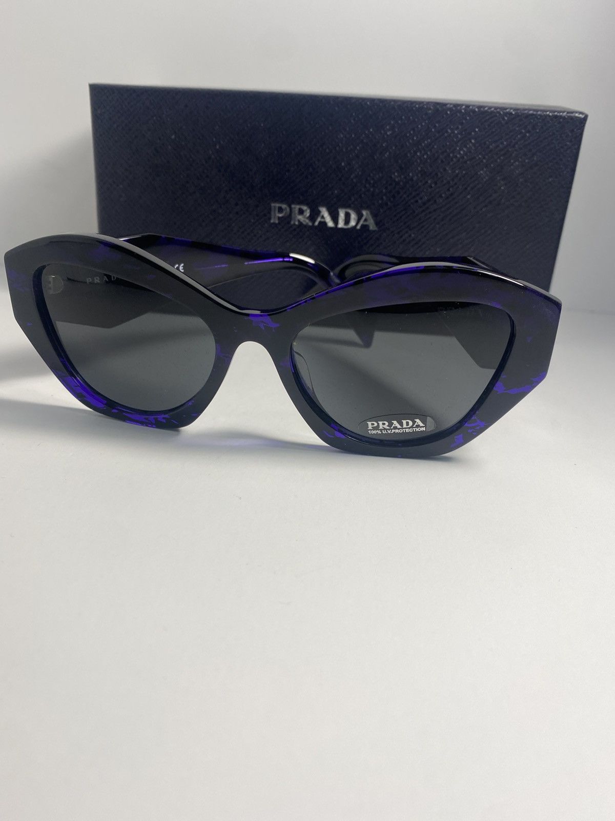 Prada Prada Symbole SPR07Y Acetate abstract violet Sunglass