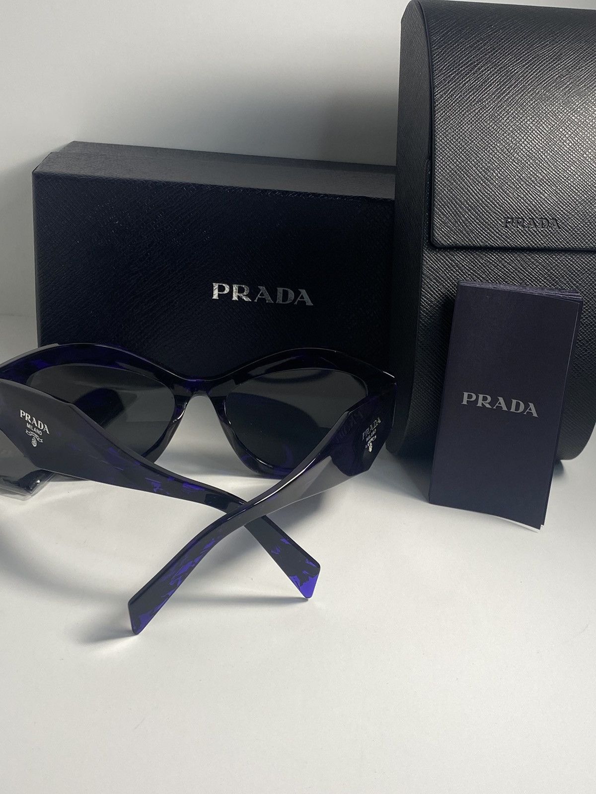 Prada Symbole SPR07Y Acetate abstract violet Sunglass