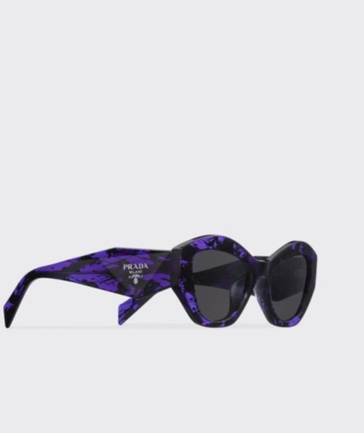 Prada Symbole SPR07Y Acetate abstract violet Sunglass