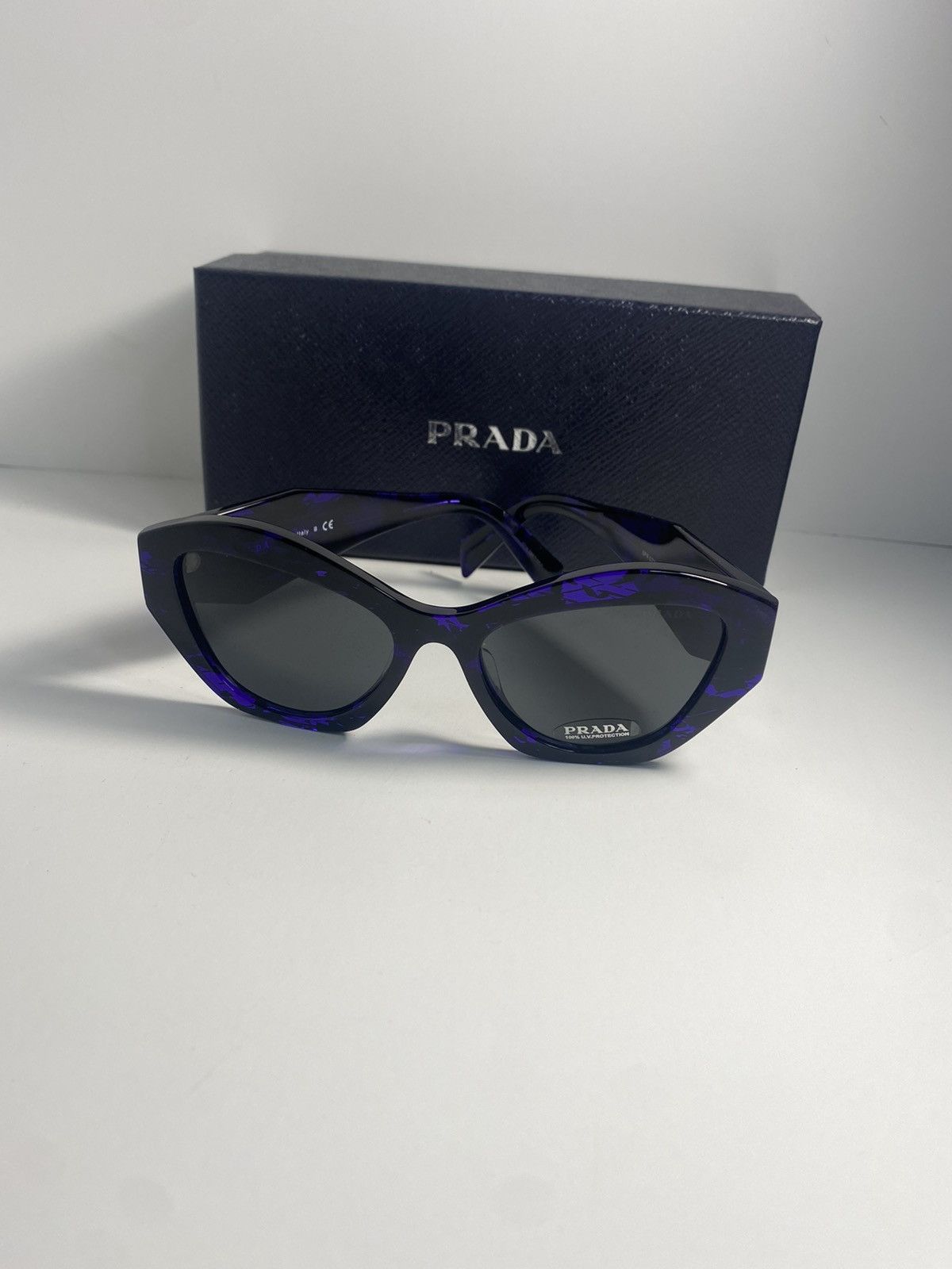 Prada Symbole SPR07Y Acetate abstract violet Sunglass