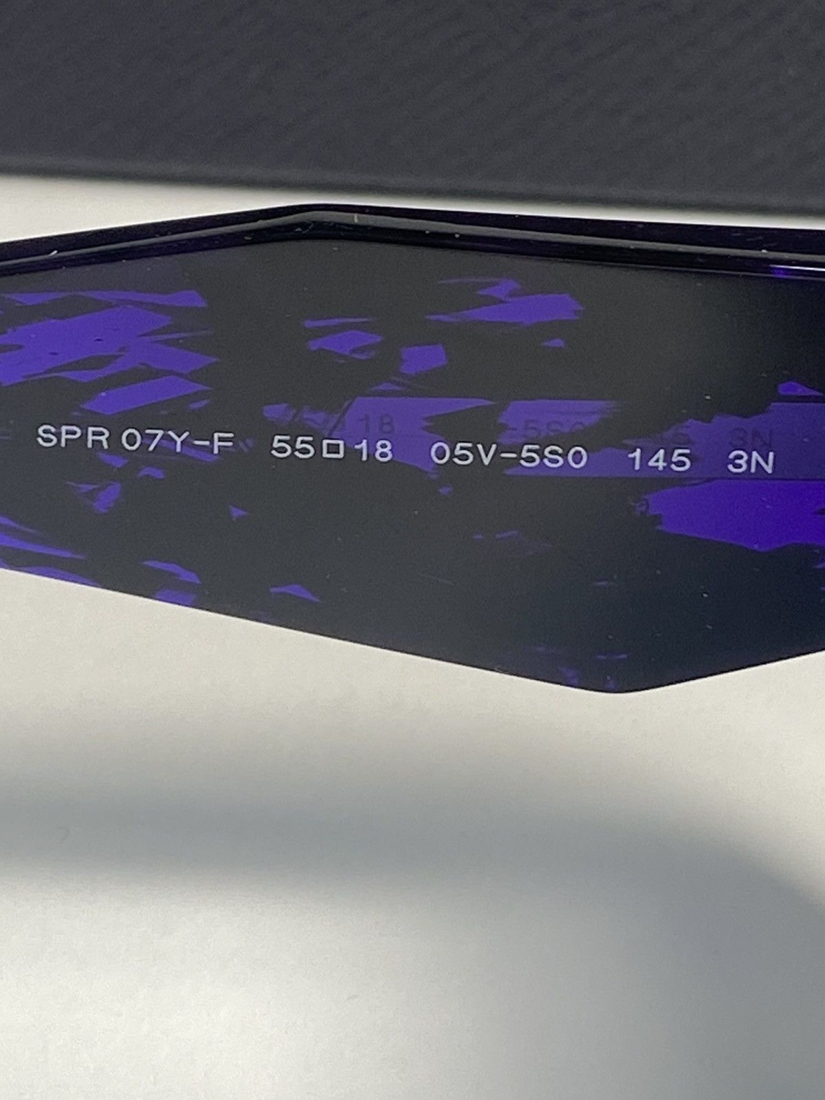 Prada Symbole SPR07Y Acetate abstract violet Sunglass