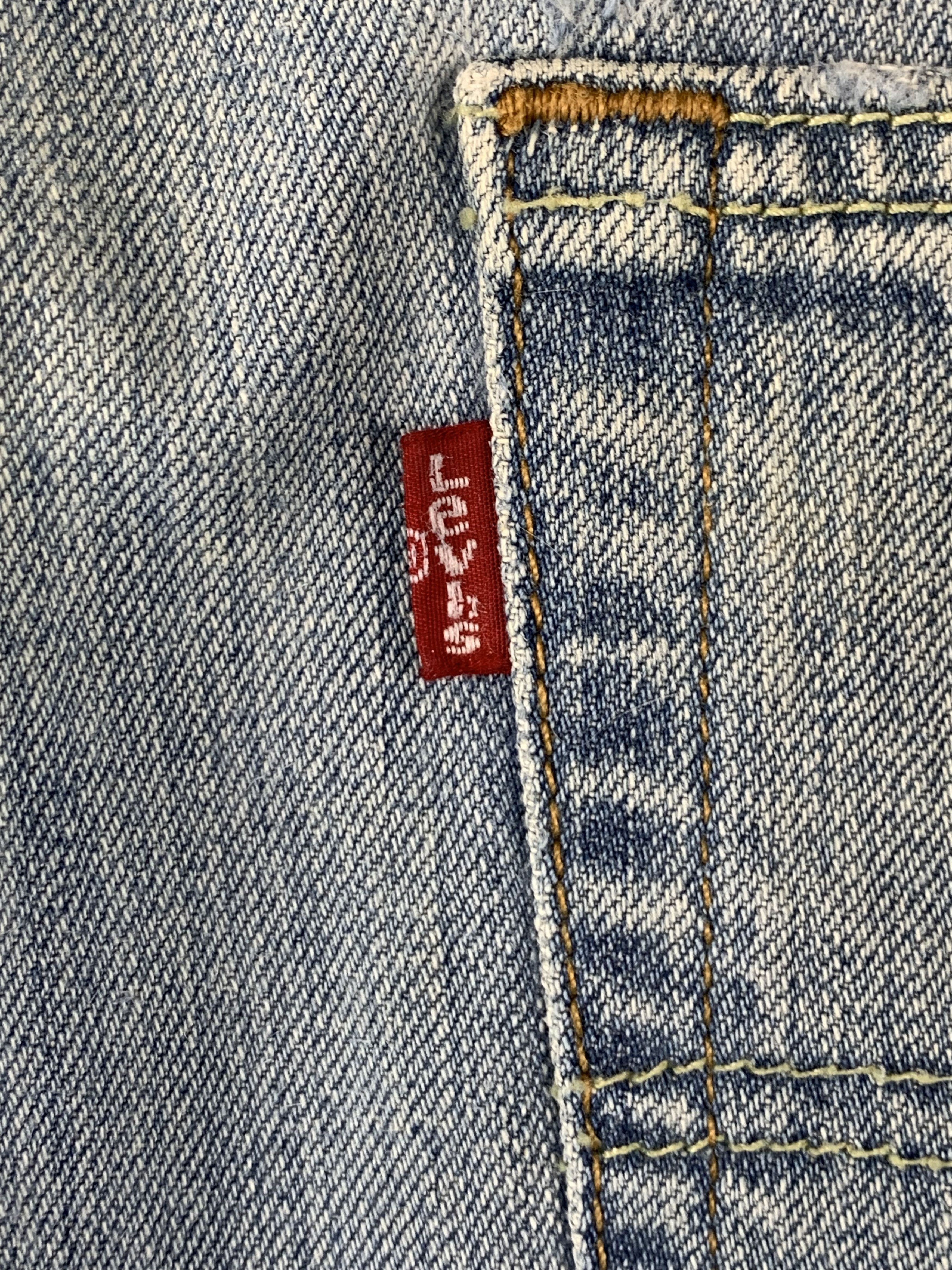 Levi's Vintage Distressed Levis 514 Faded Blue Jeans DP2021 Size US 32 / EU 48 - 6 Thumbnail
