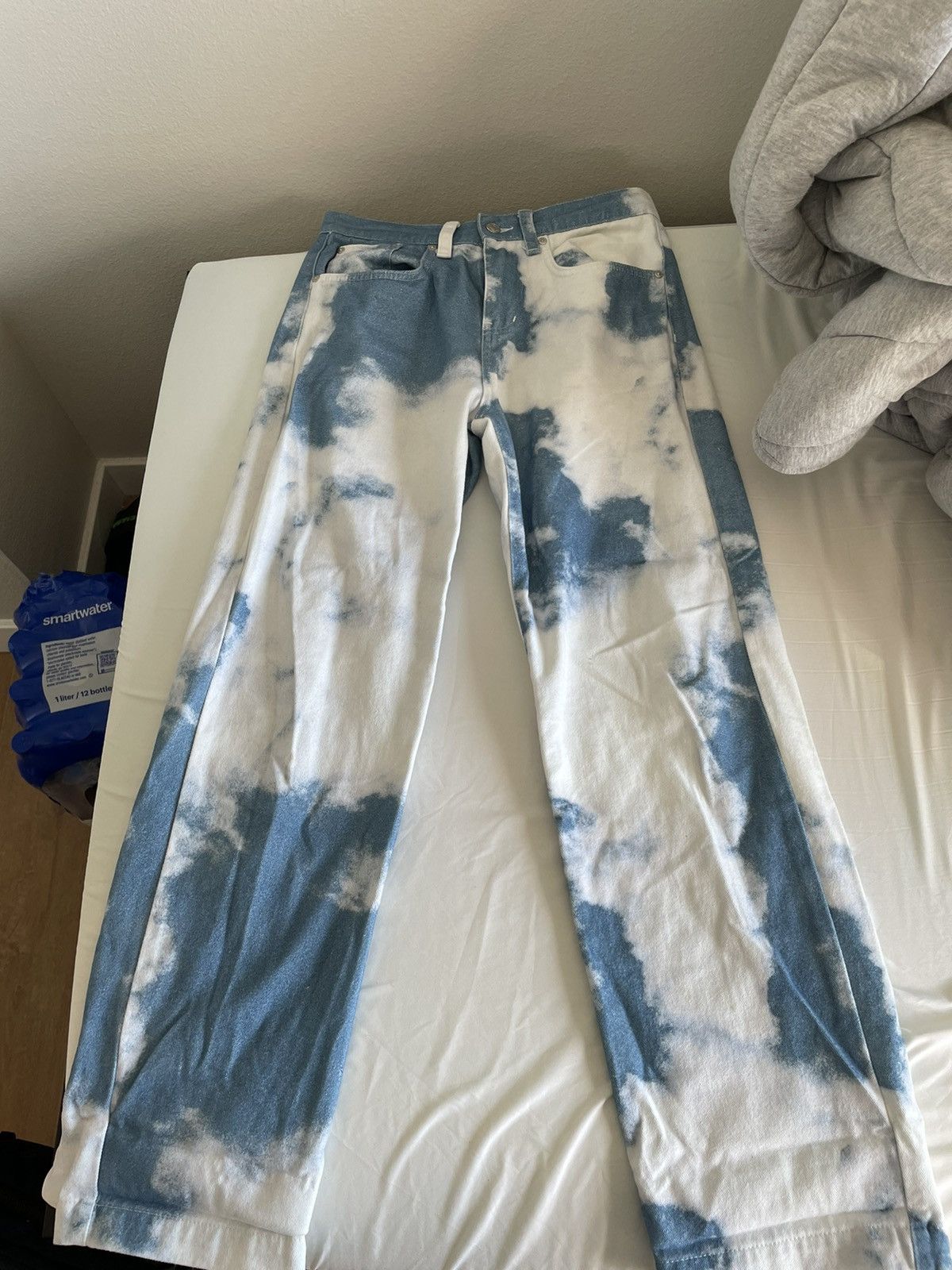 Jaded London Cloud Blue and White Jaded London Jeans