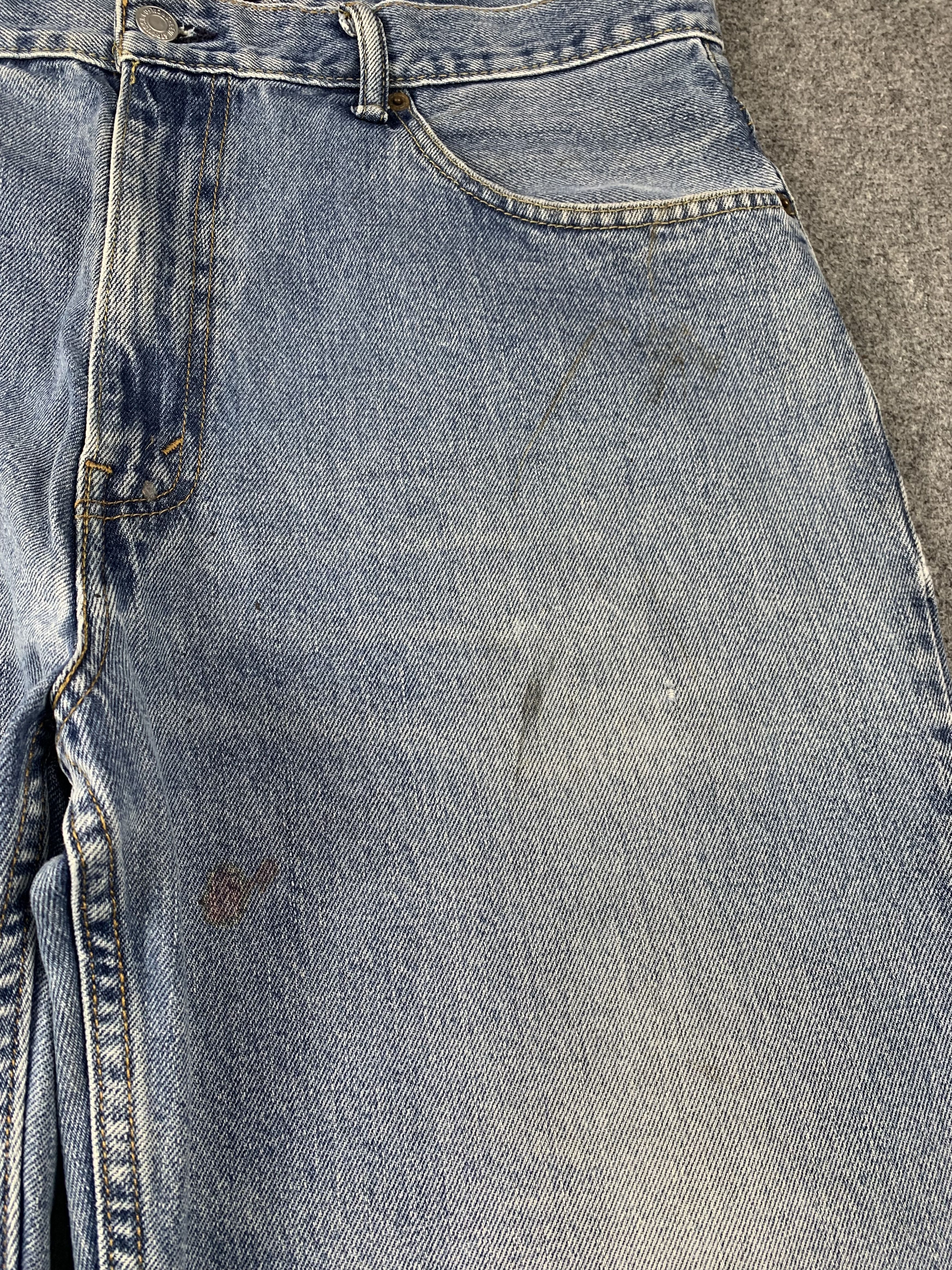 Levi's Vintage Levis 550 Faded Blue Jeans DP2023 Size US 37 - 9 Thumbnail