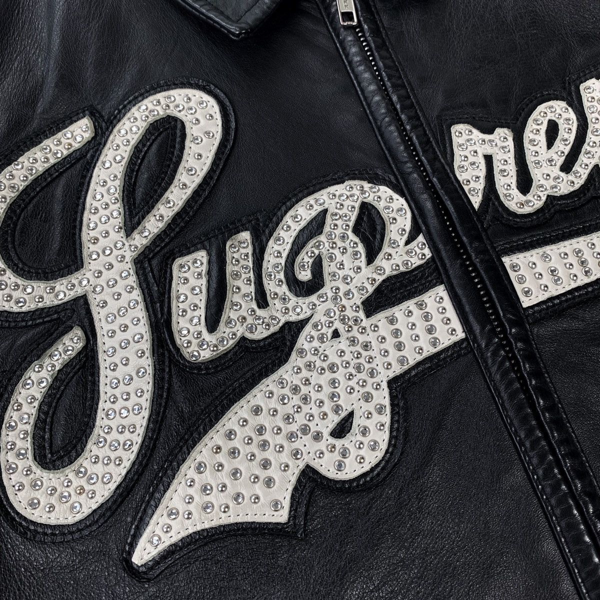 Supreme Supreme Uptown Studded Leather Varsity Jacket Size US M / EU 48-50 / 2 - 5 Thumbnail